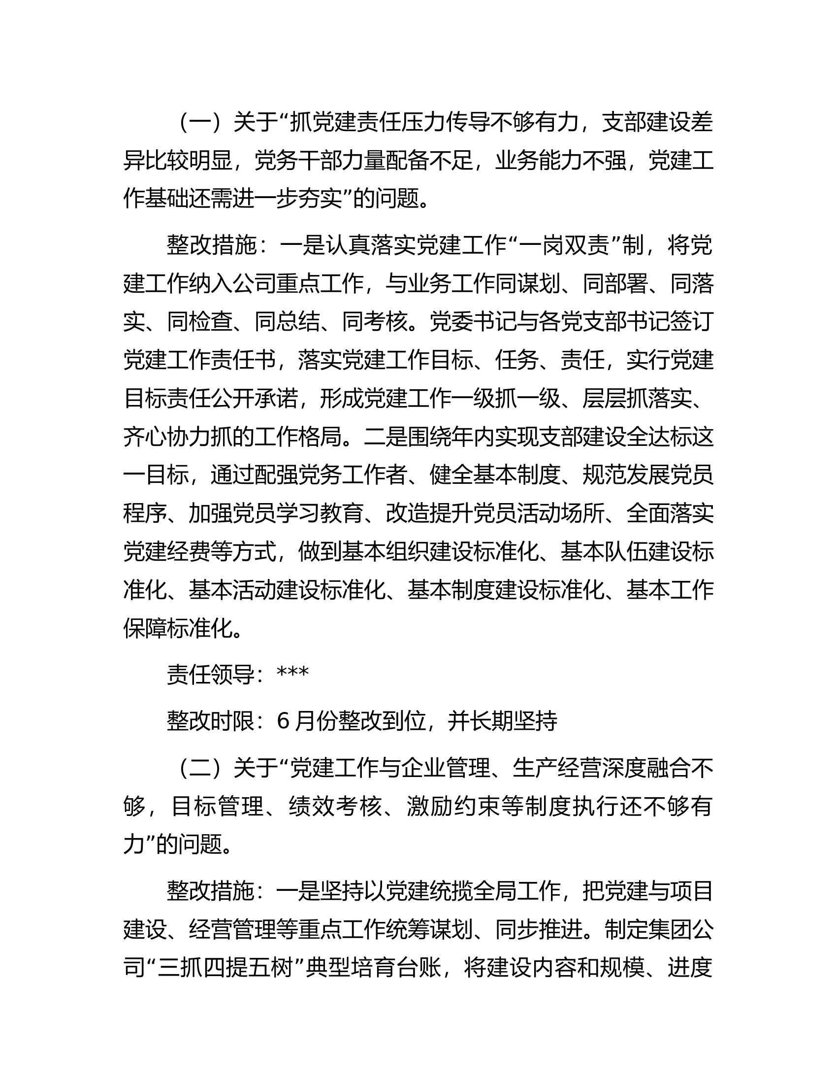 党委书记抓基层党建工作述职评议考核反馈问题整改方案.docx 第2页