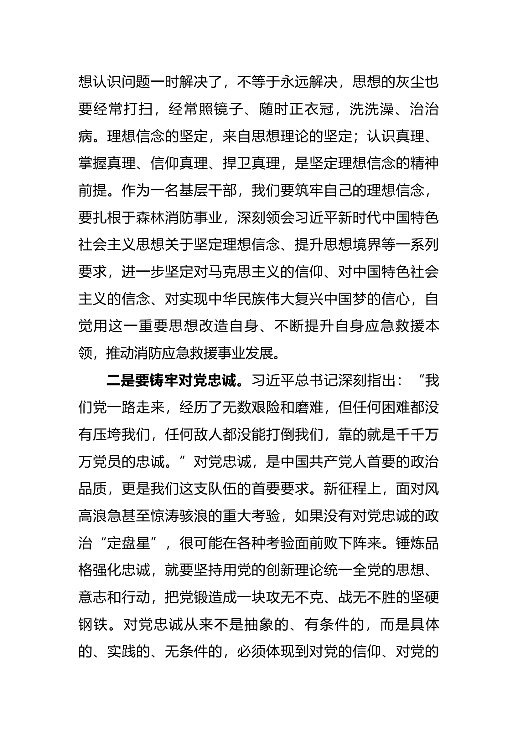 主题教育重点发言-在抓实以学铸魂中夯实思想根基 - 副本.docx 第2页