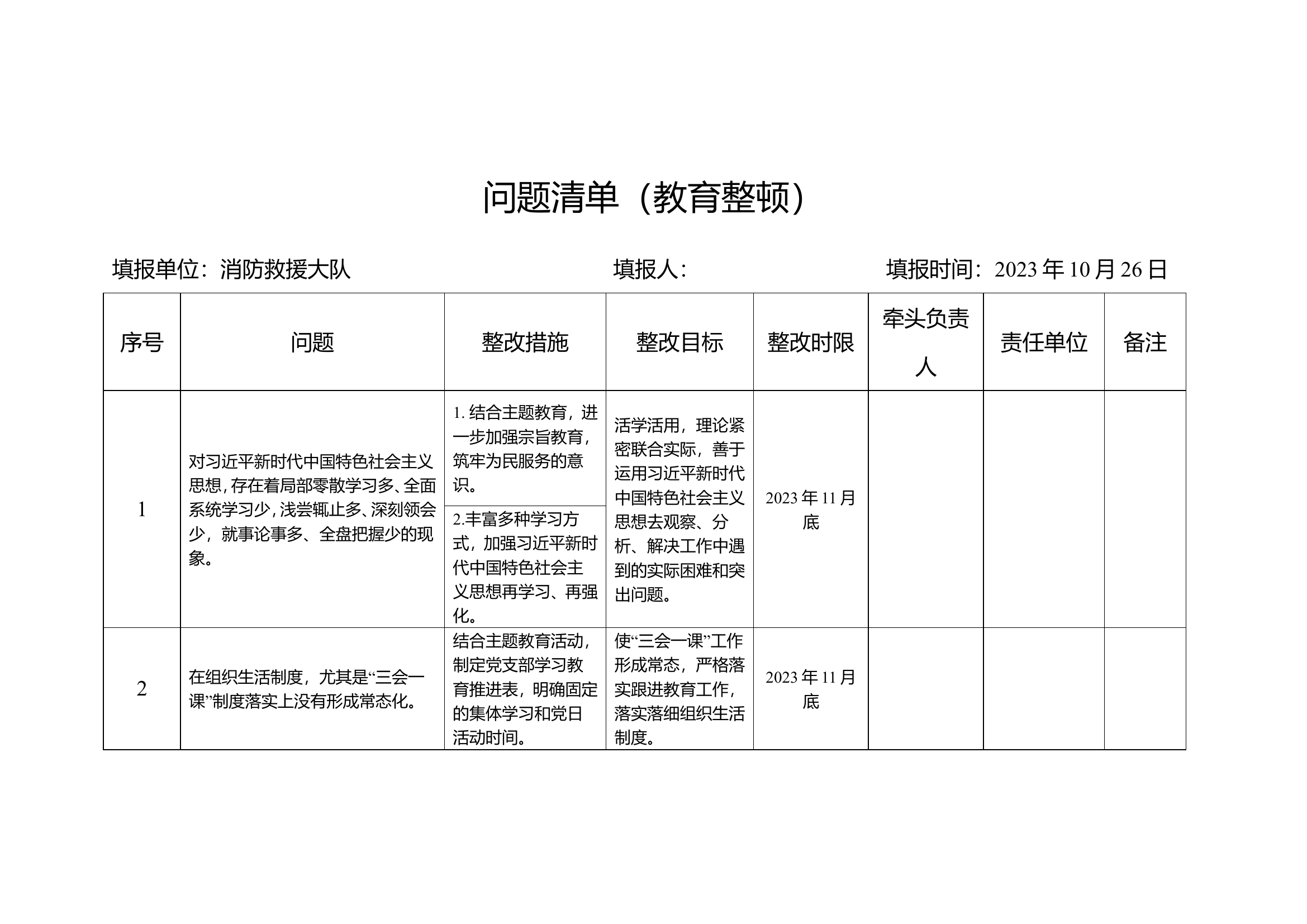 问题清单（教育整顿）.doc 第1页