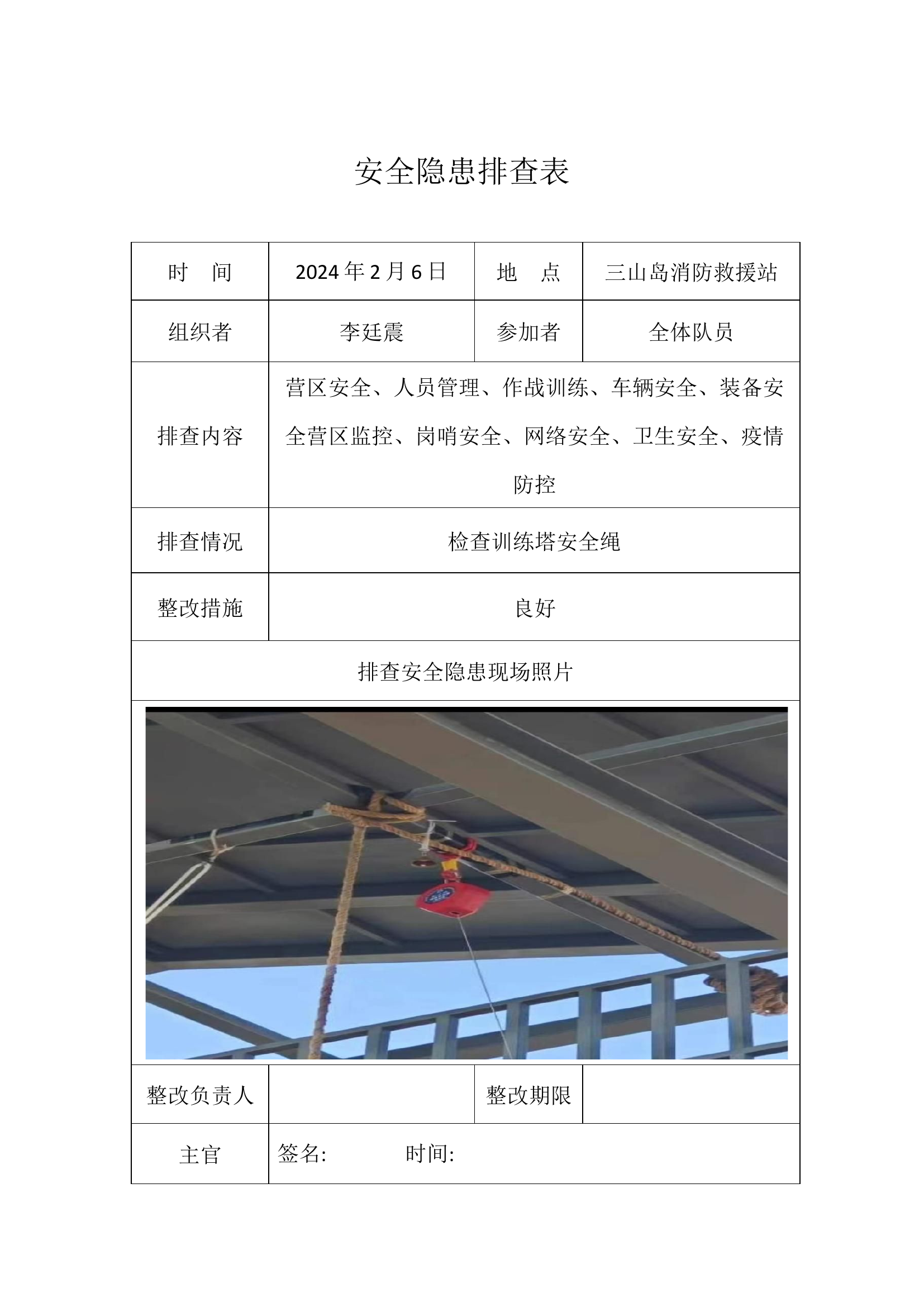 安全隐患排查表（每月）.docx 第2页