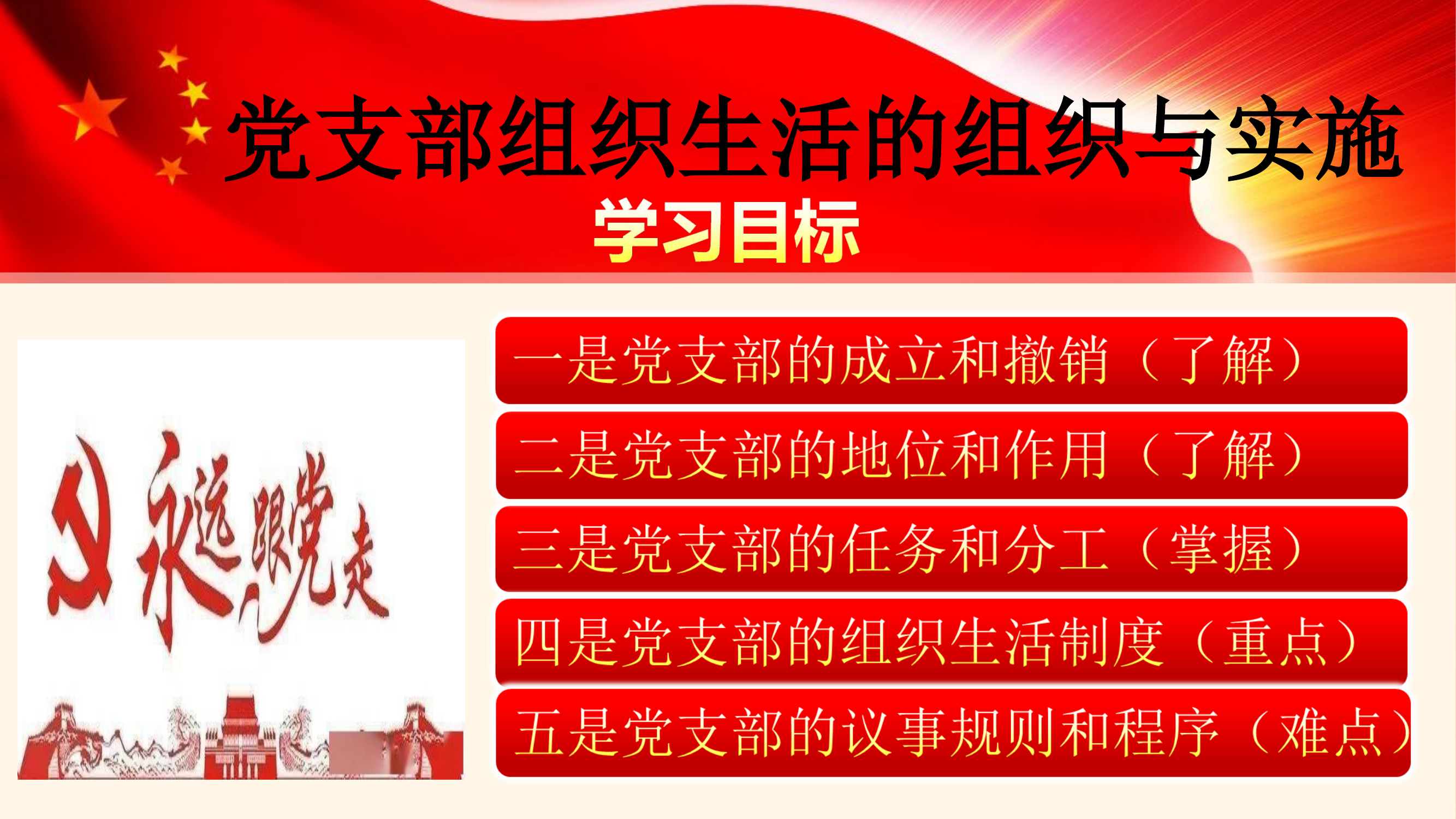 党支部组织生活的组织与实施（最新）.ppt 第1页