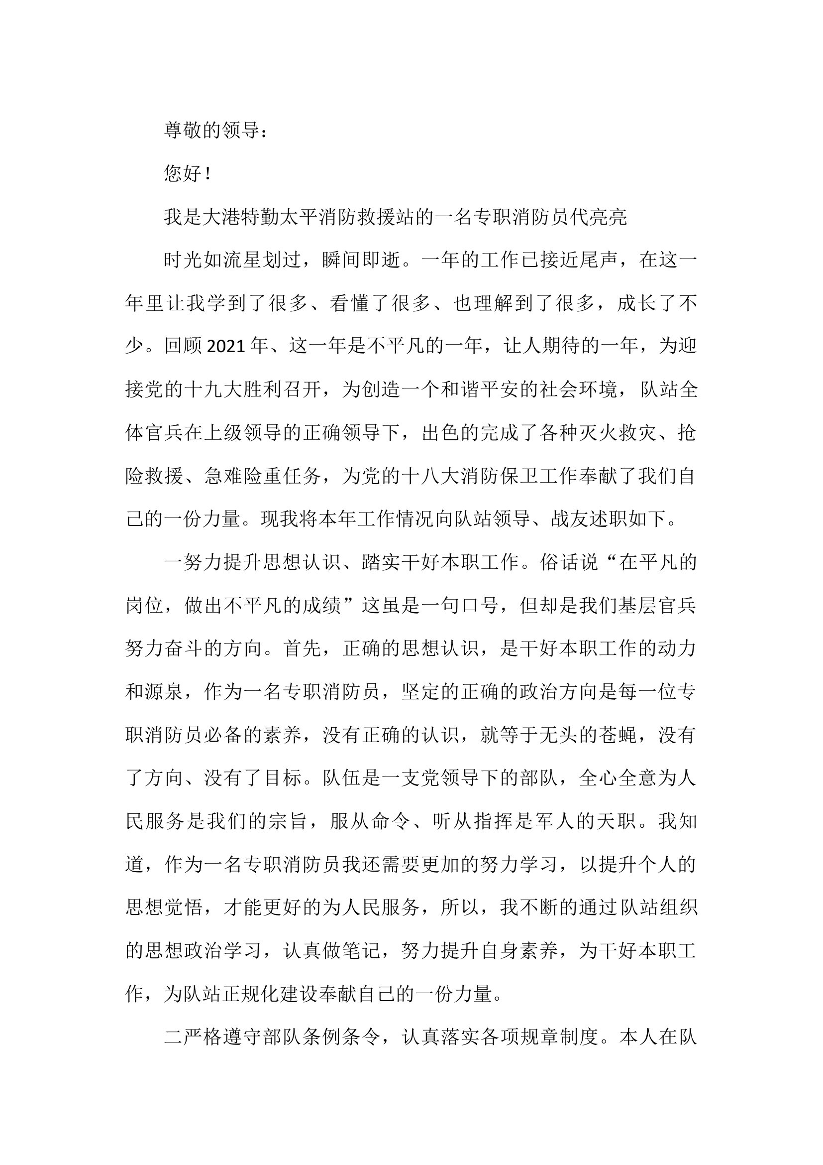 精品：个人述职报告 （政府专职） (22).docx 第1页