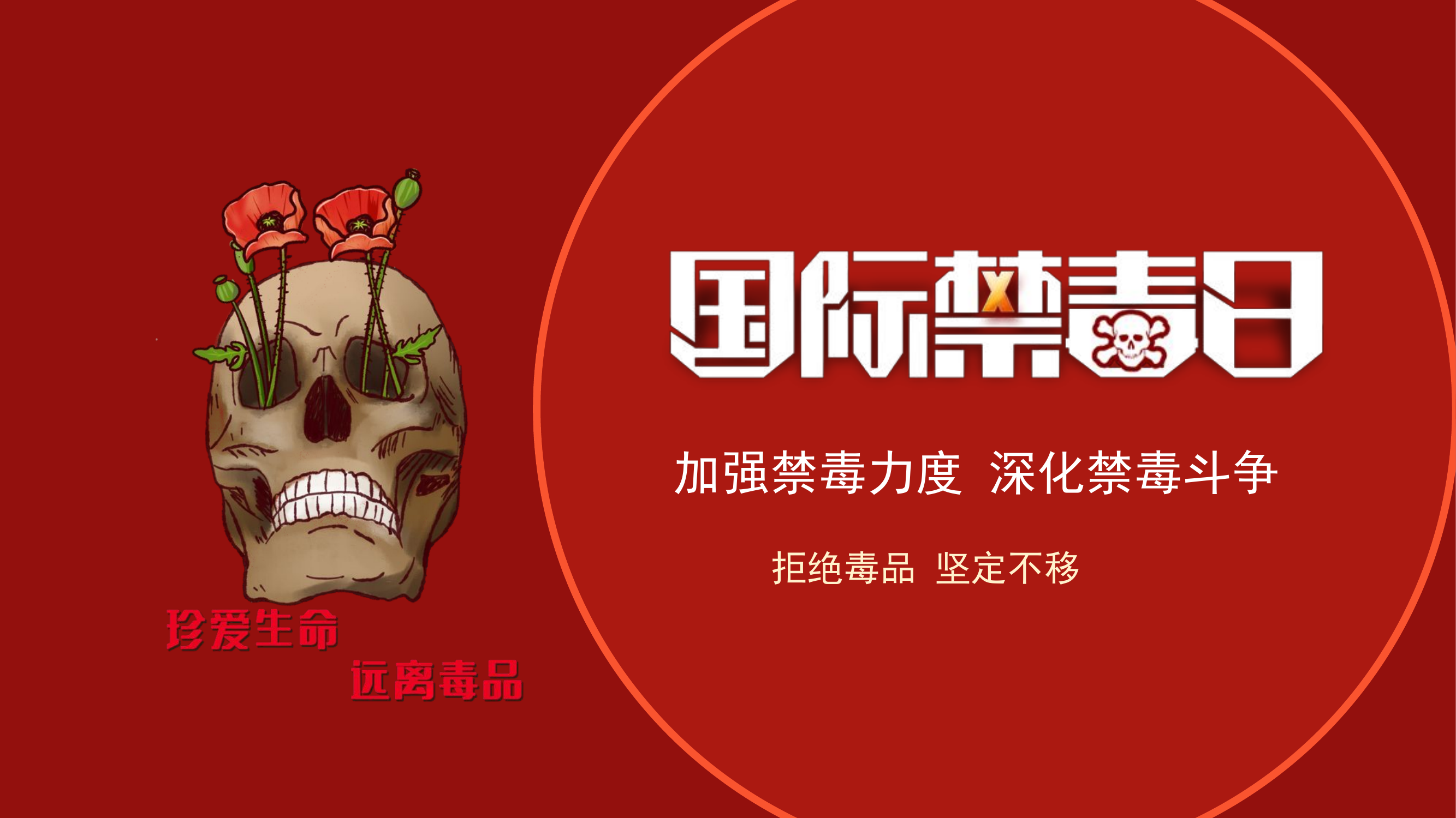 禁毒教育：加强禁毒力度 深化禁毒斗争.pptx 第1页