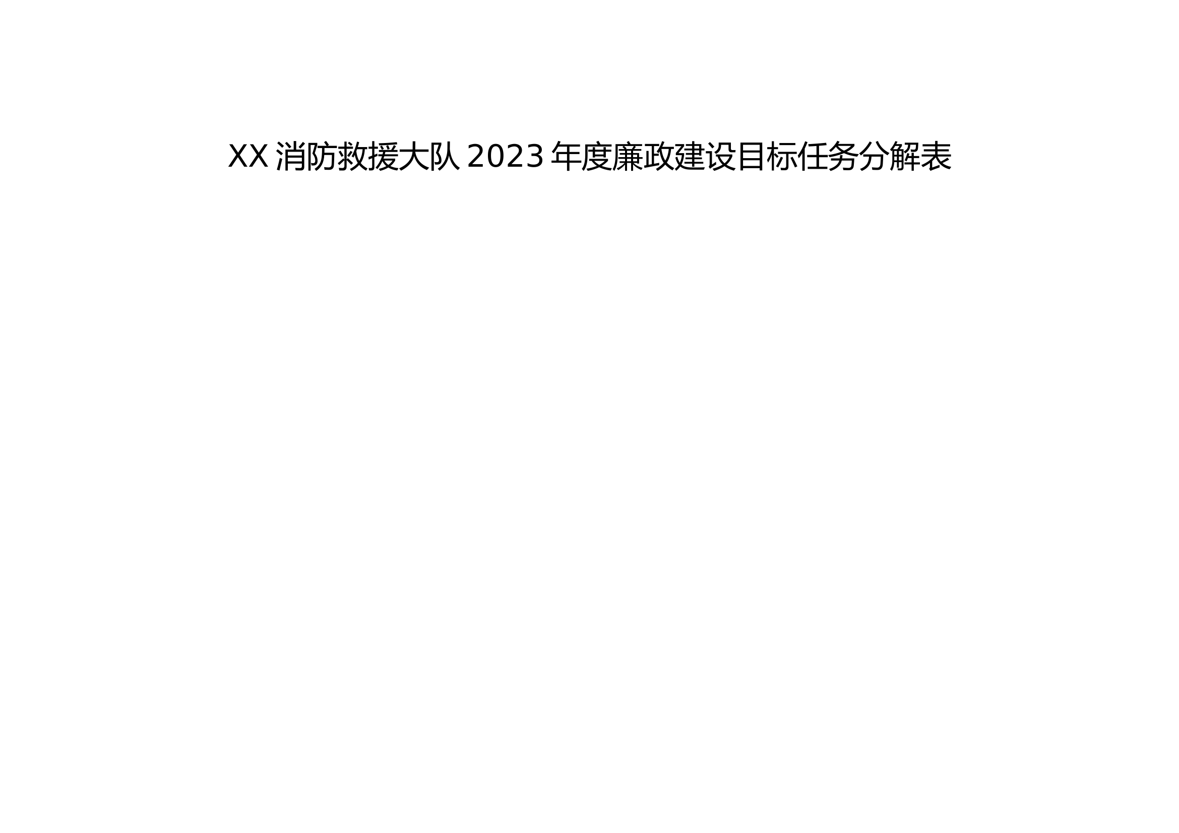 党风廉政建设责任分解（XX大队.doc 第1页