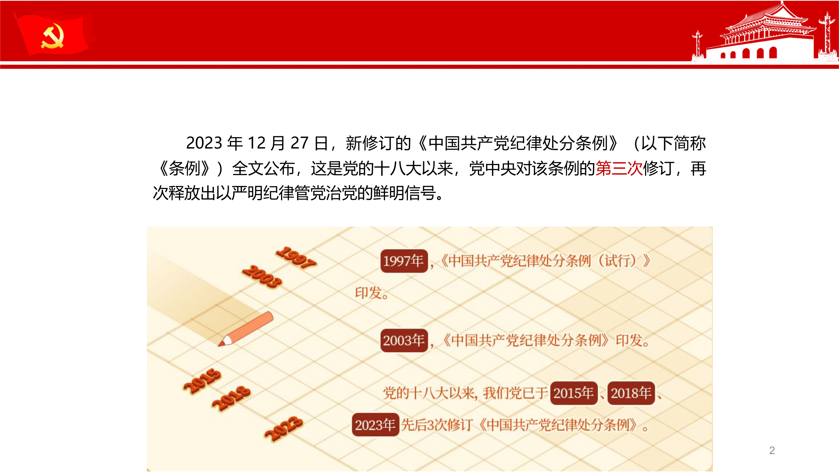 认真学习贯彻《中国共产党纪律处分条例》以铁的纪律保障消防救援队伍高质量发展.pptx 第2页