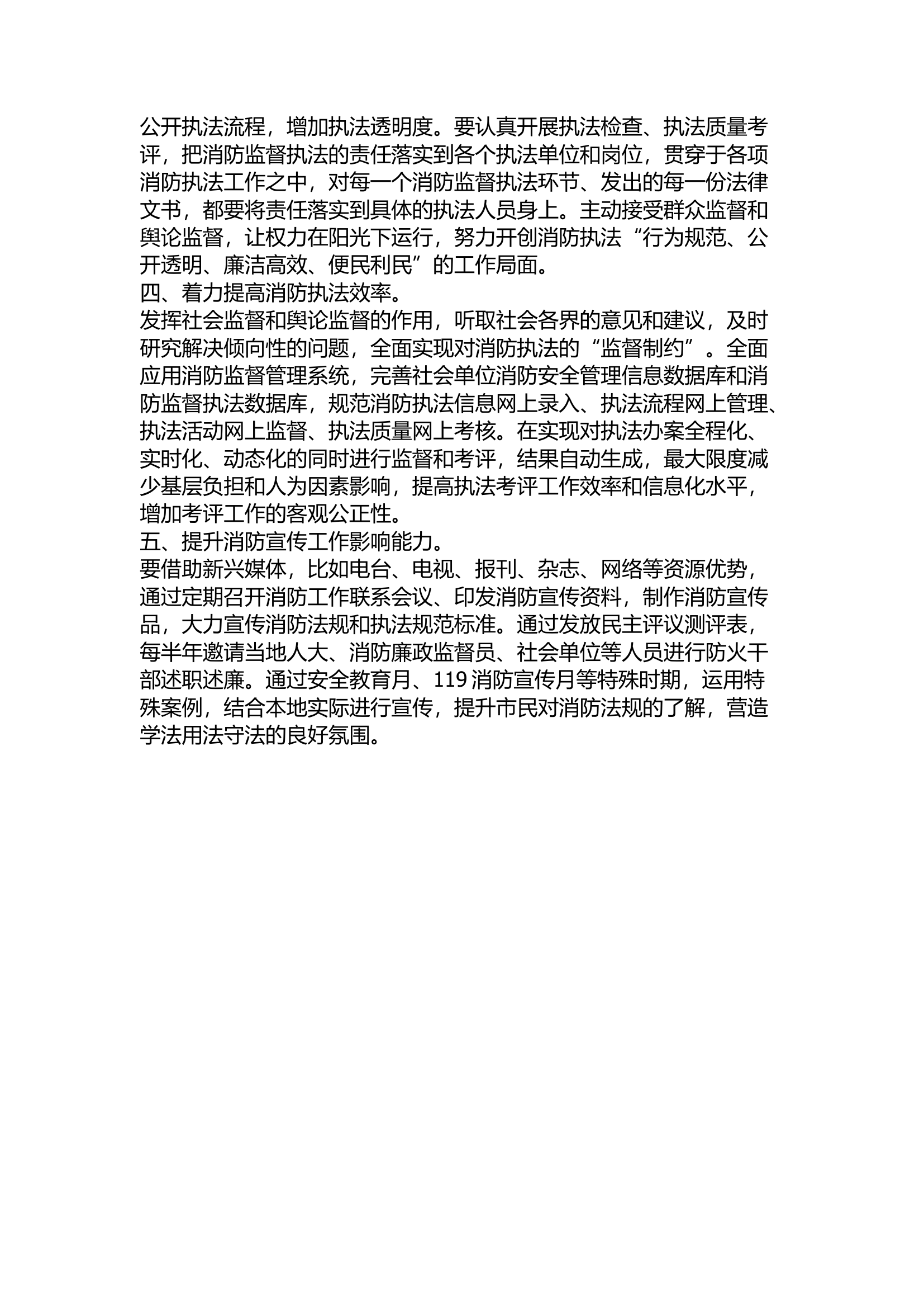 精品：践行训词精神 全面加强消防救援队伍执法规范化建设.docx 第2页