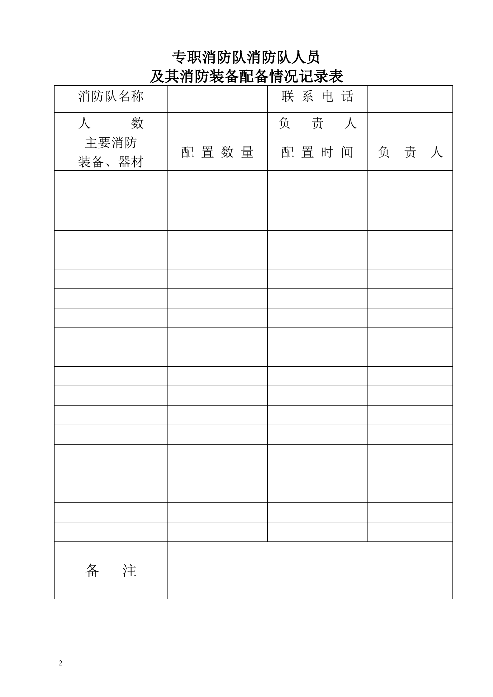 18. 专职消防队、义务消防队人员记录本.doc 第2页