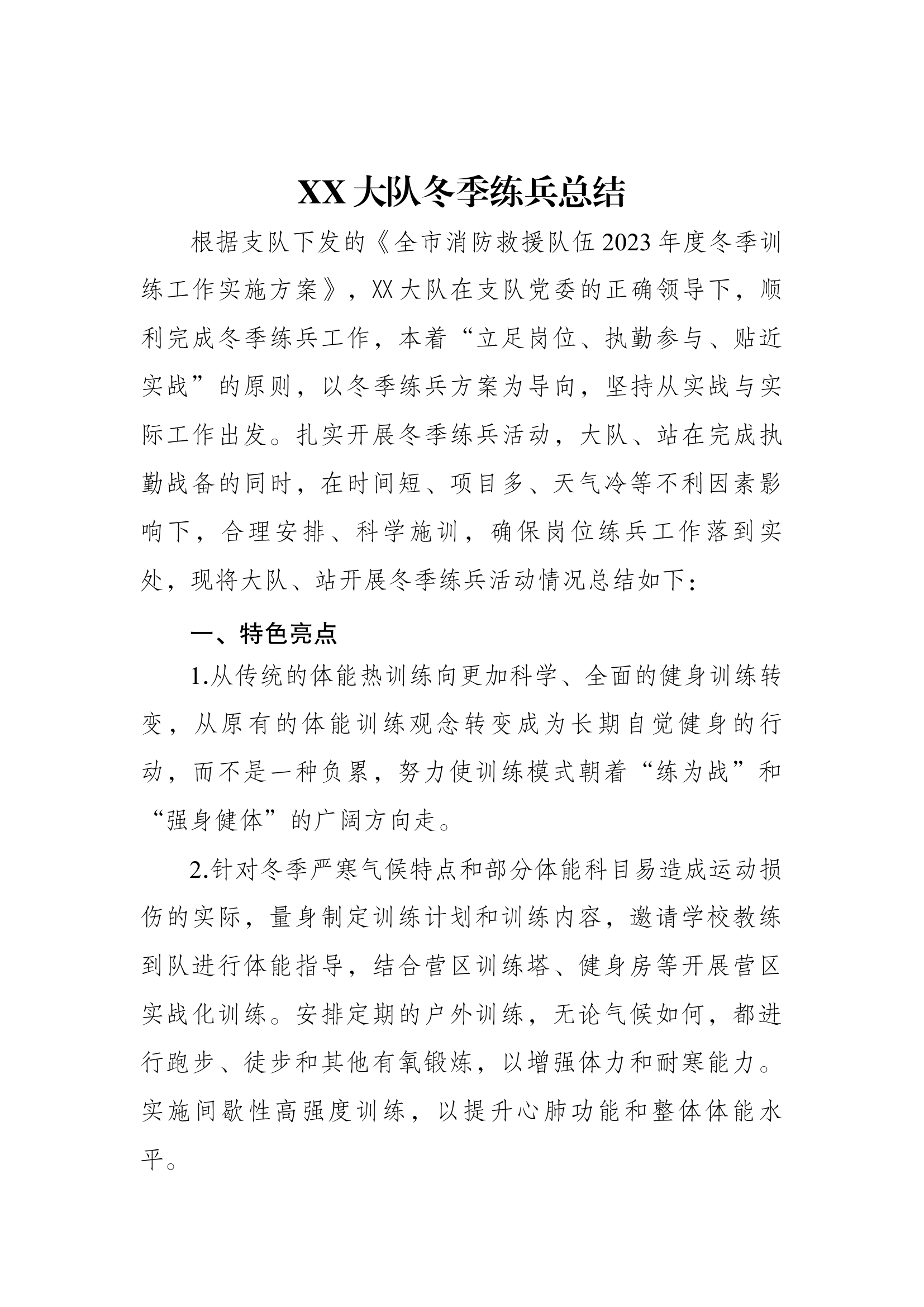 XX大队冬训练兵经验做法总结.docx 第1页