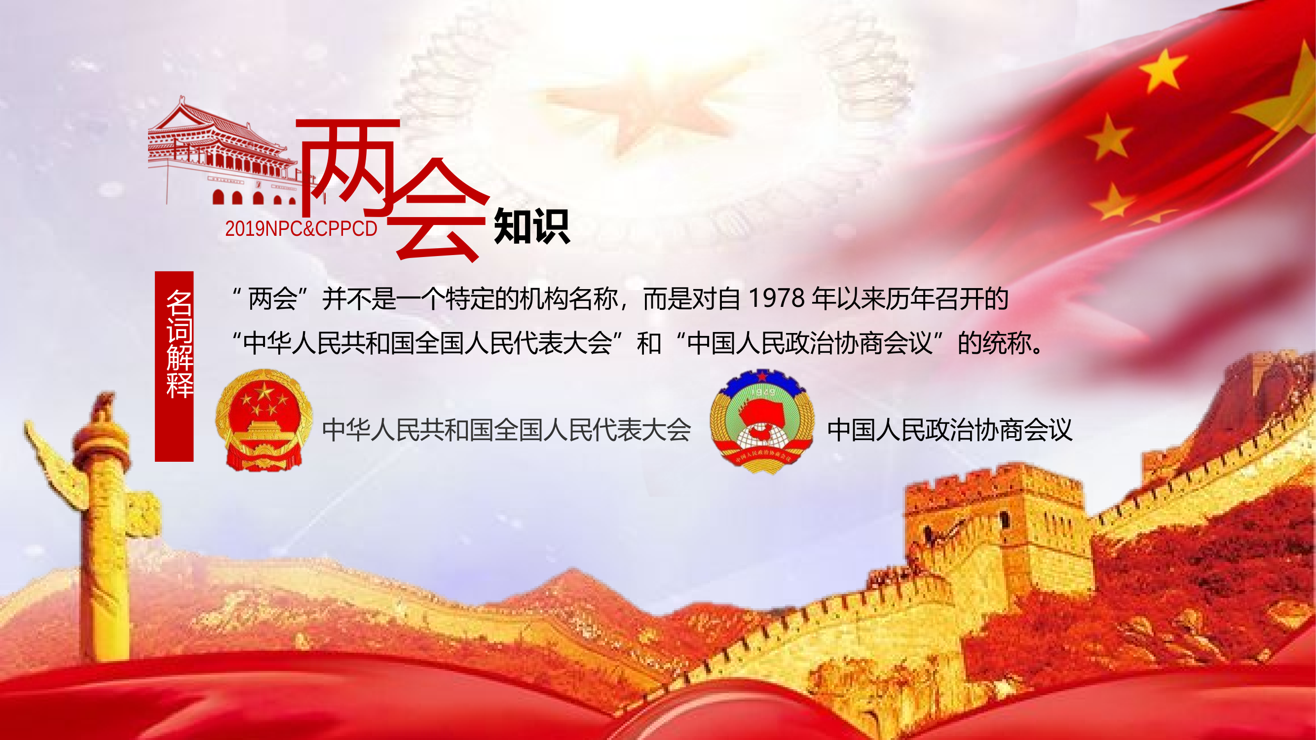 2019032307党课范文】2019年全国&ldquo;两会&rdquo;精神和中央领导同志讲话精神传达提纲PPT.pptx 第2页