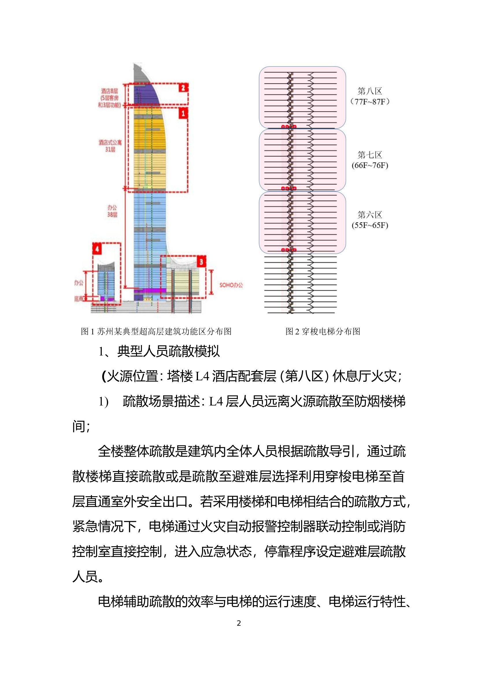 精品：基于FDS建模浅析穿梭电梯对超高层建筑人员疏散效率的影响.doc 第2页