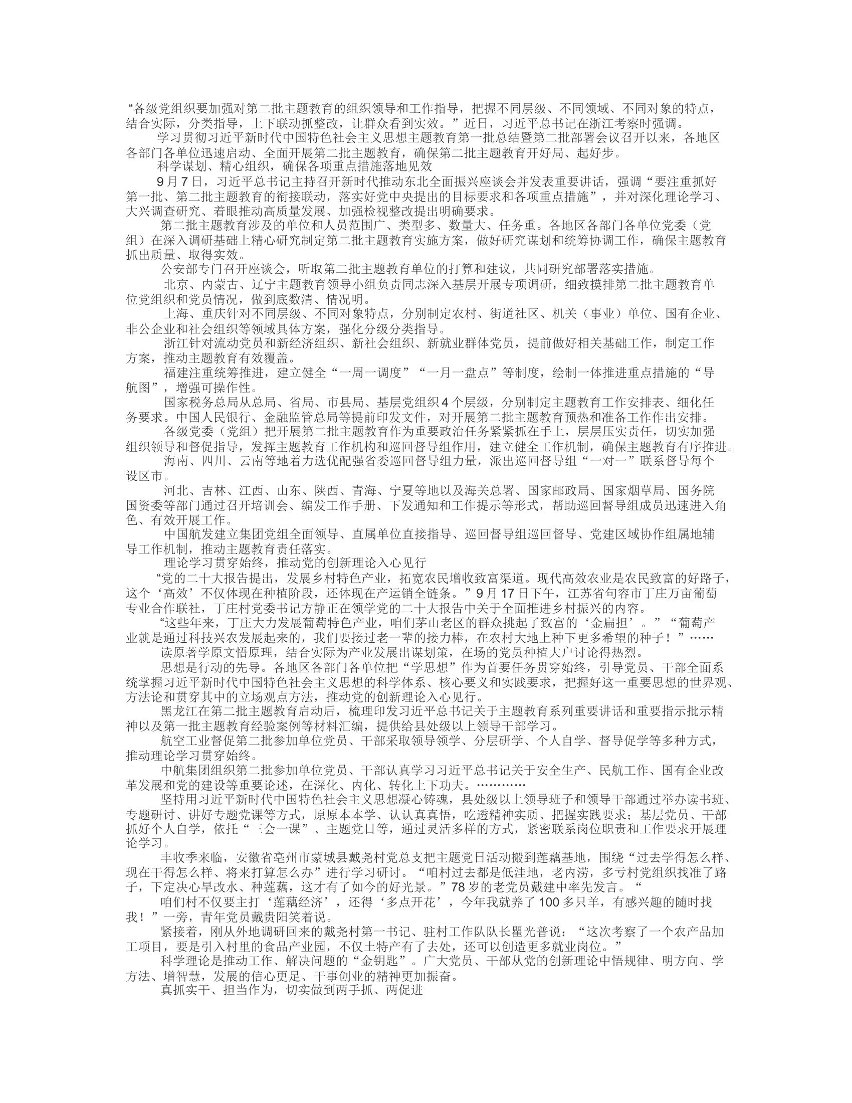 确保第二批主题教育抓出质量、取得实效.rtf 第2页