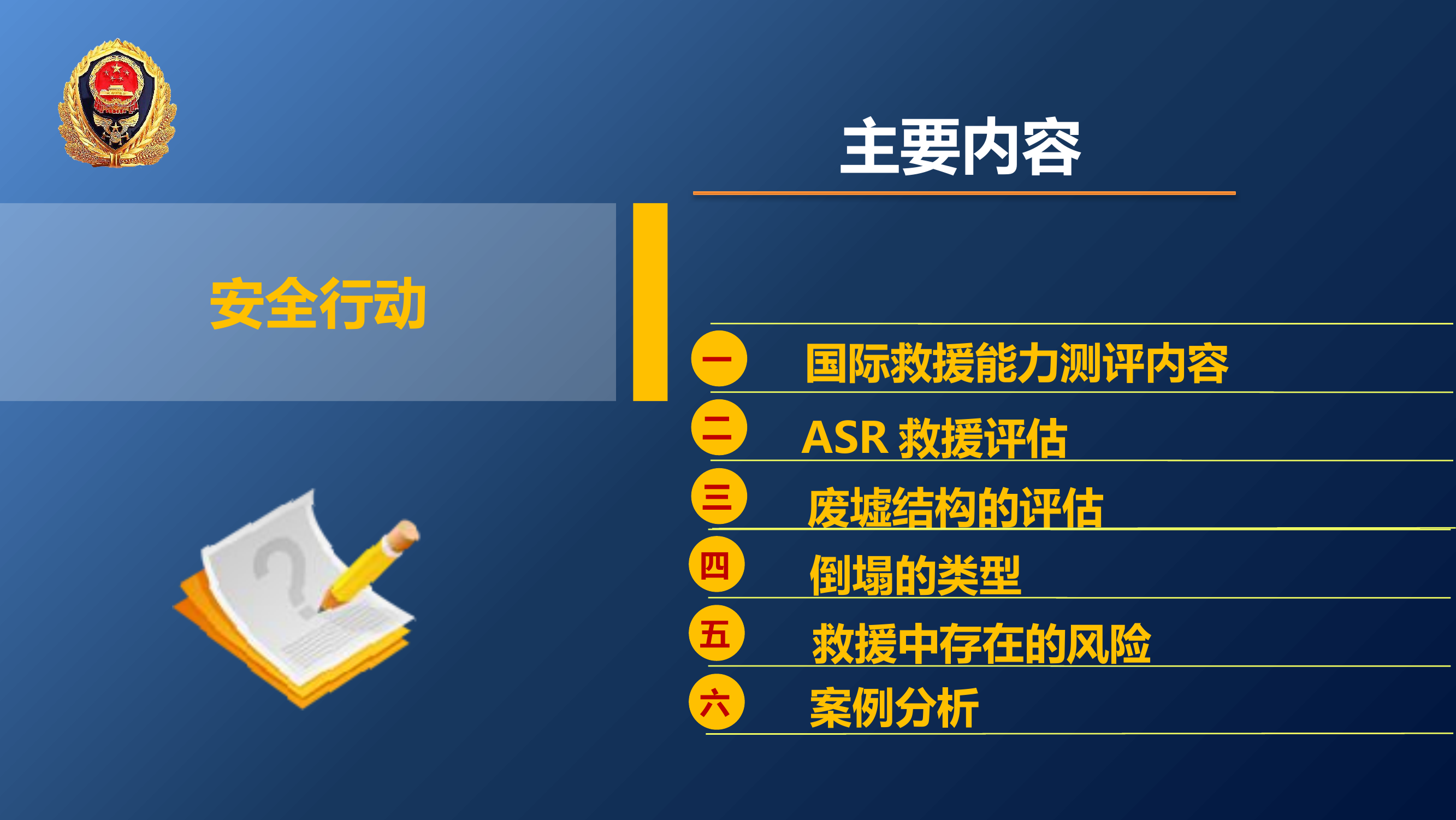12建筑物坍塌（地震）救援行动的风险及防范对策.pptx 第2页