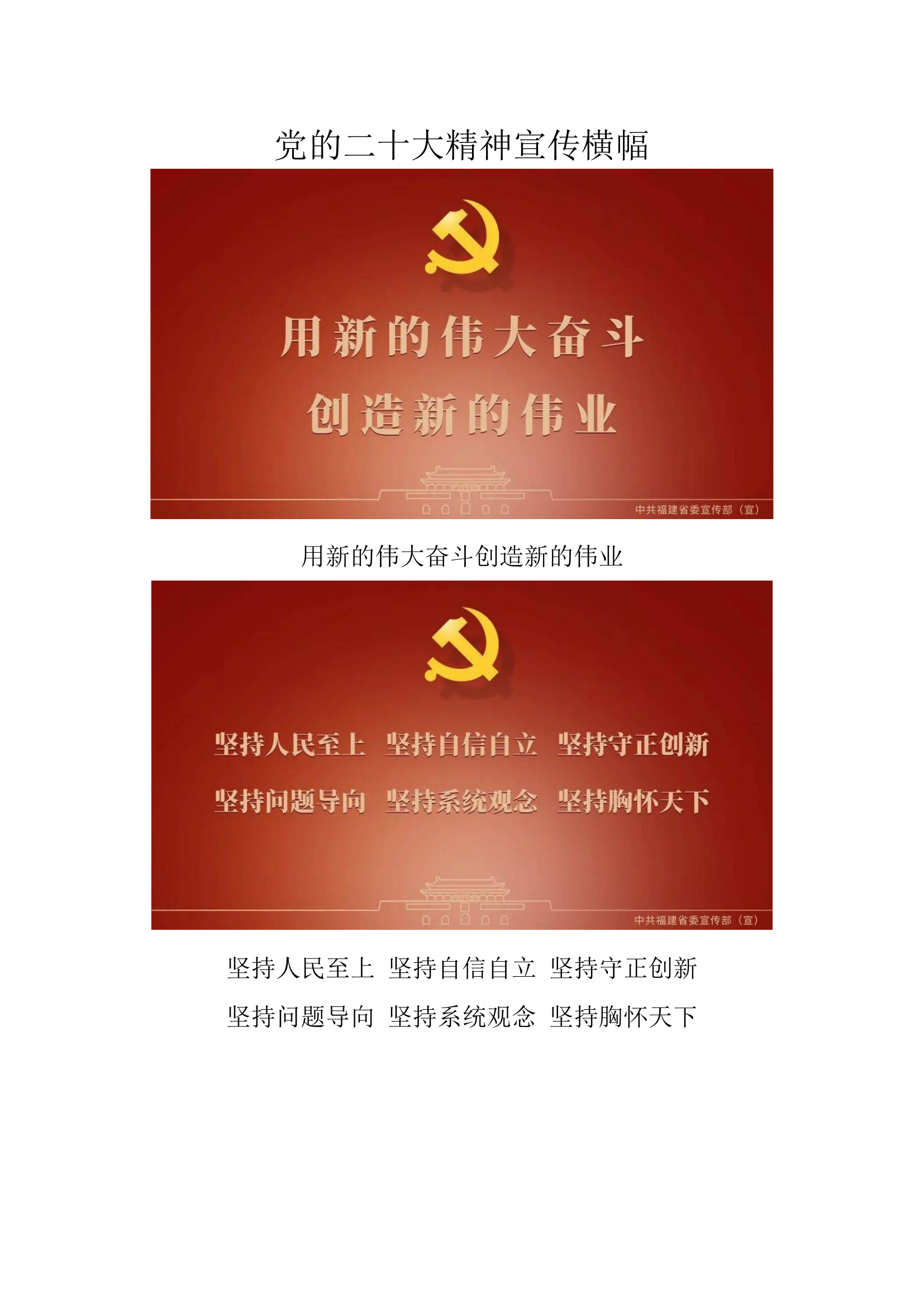 党的二十大精神宣传横幅.doc 第1页