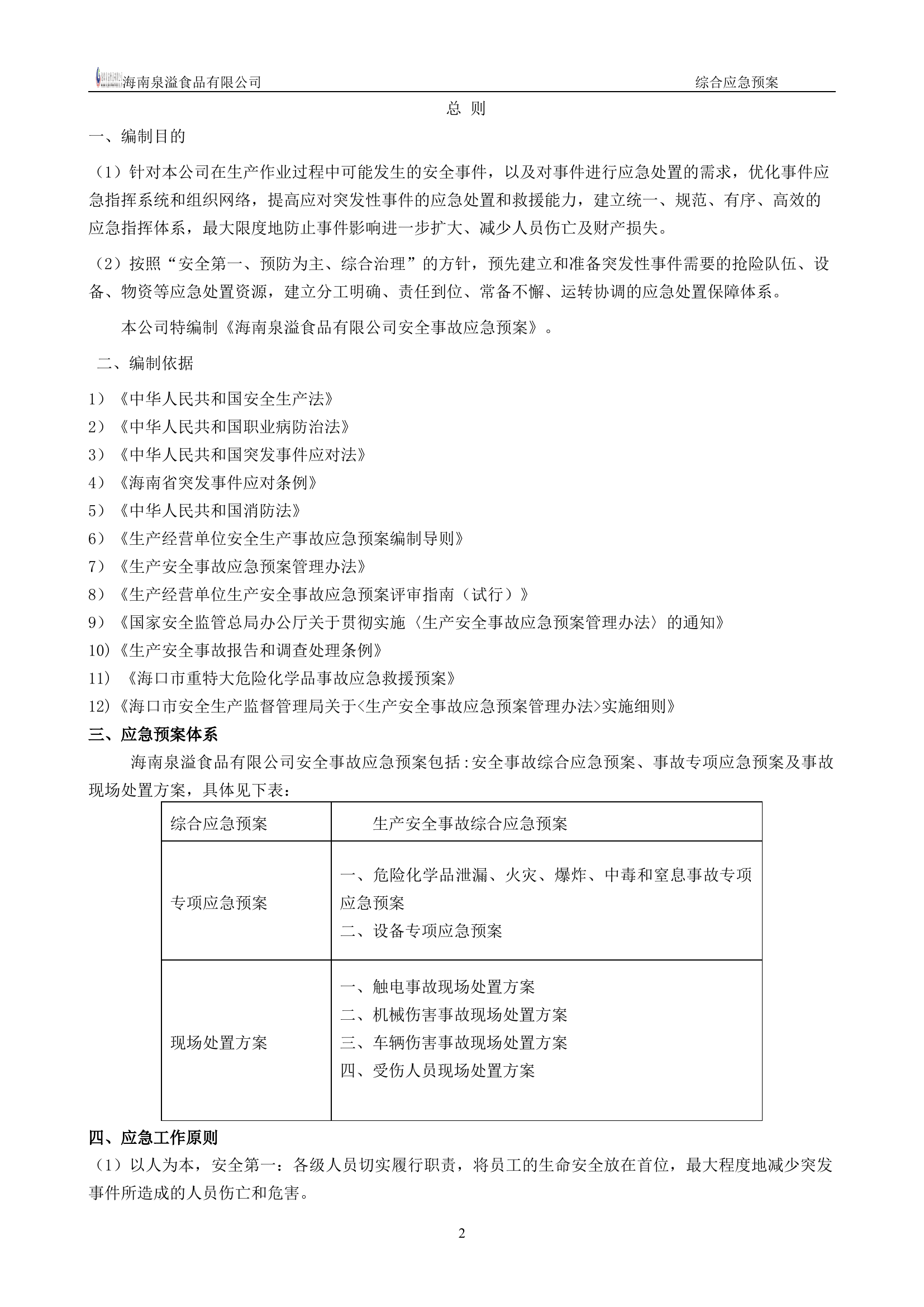 生产经营单位安全生产事故应急预案【44页】.docx 第2页