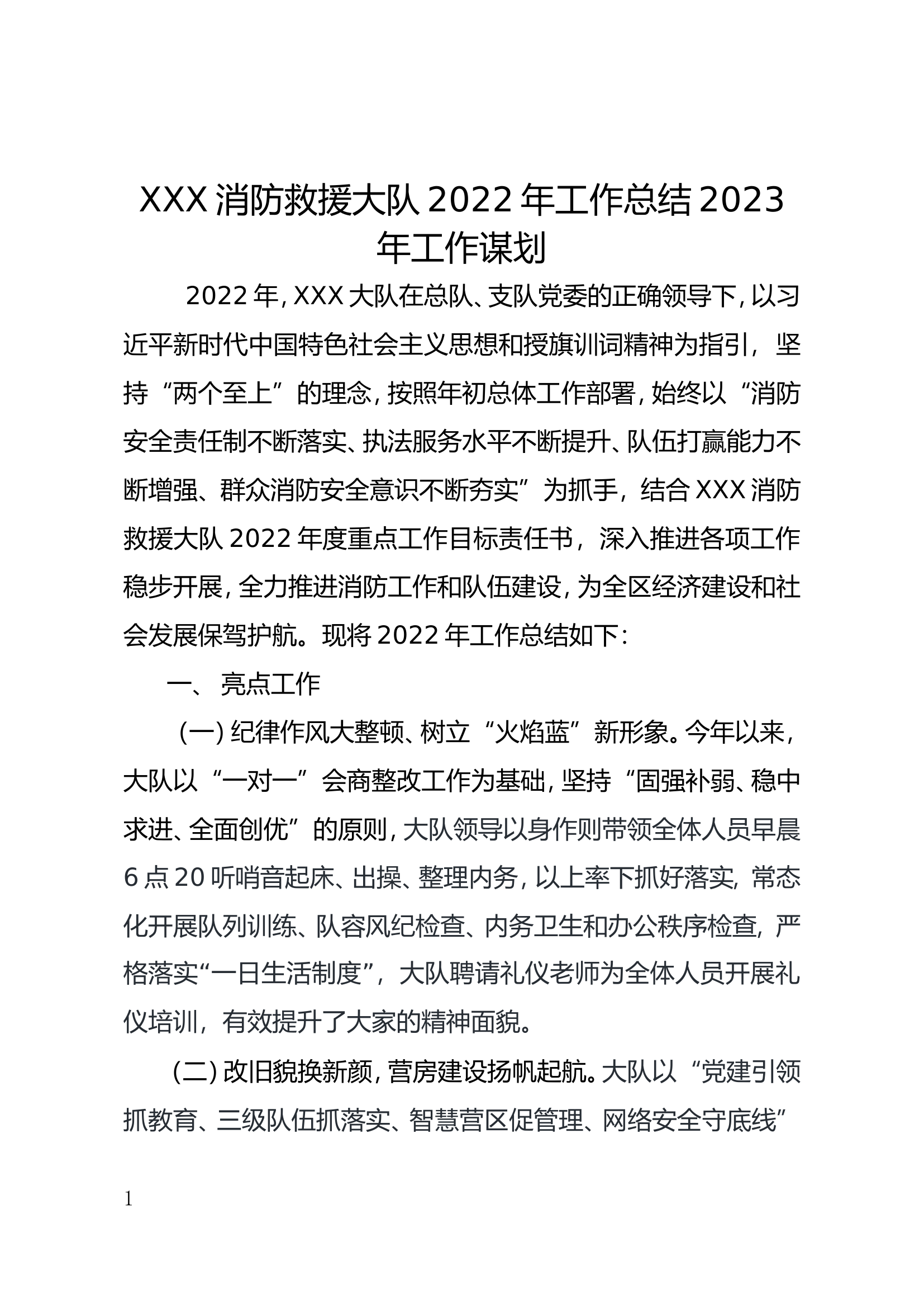 2022年工作总结及2023年工作谋划.doc 第1页