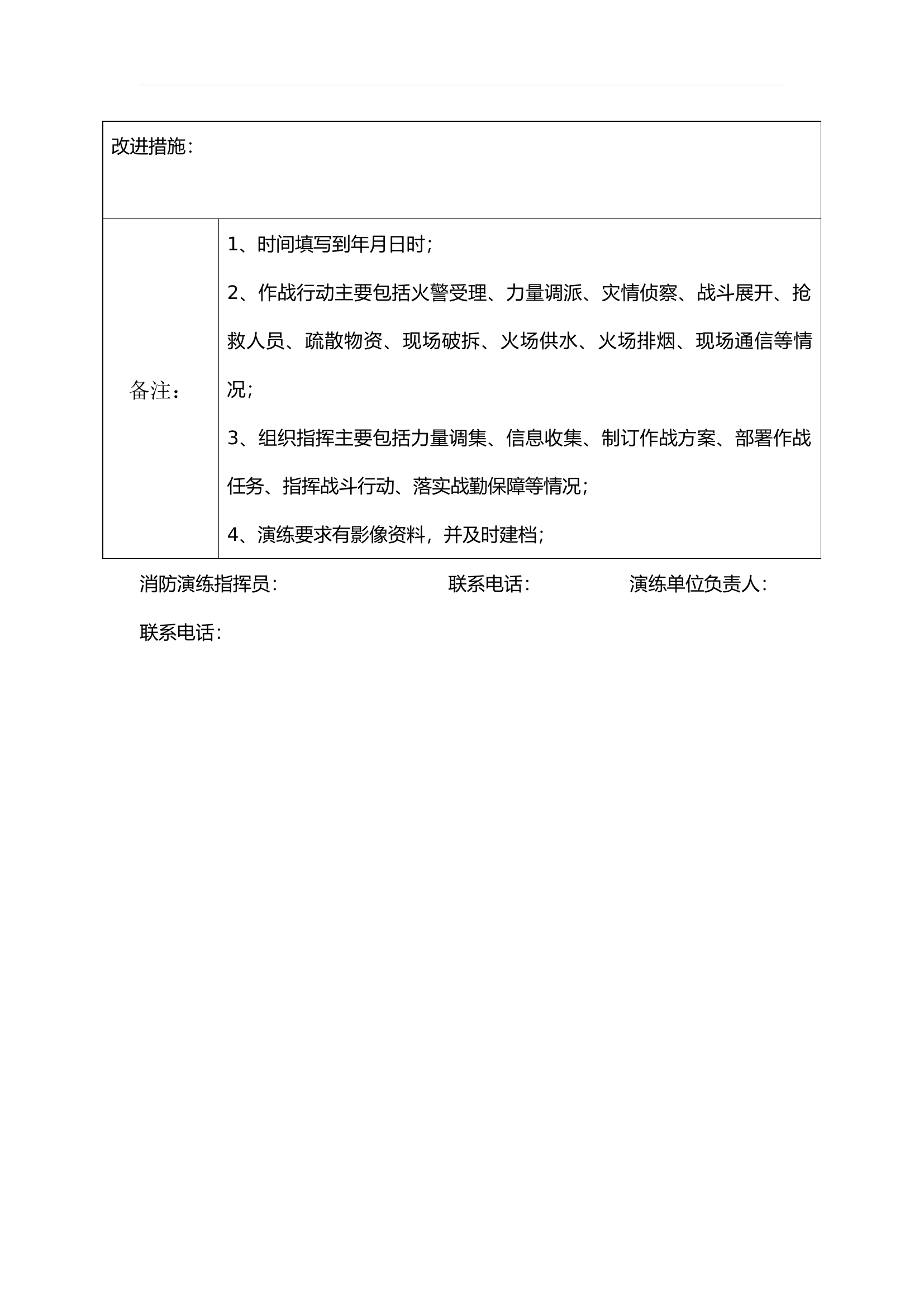 重点单位实地演练记录卡（模板）(1).docx 第2页