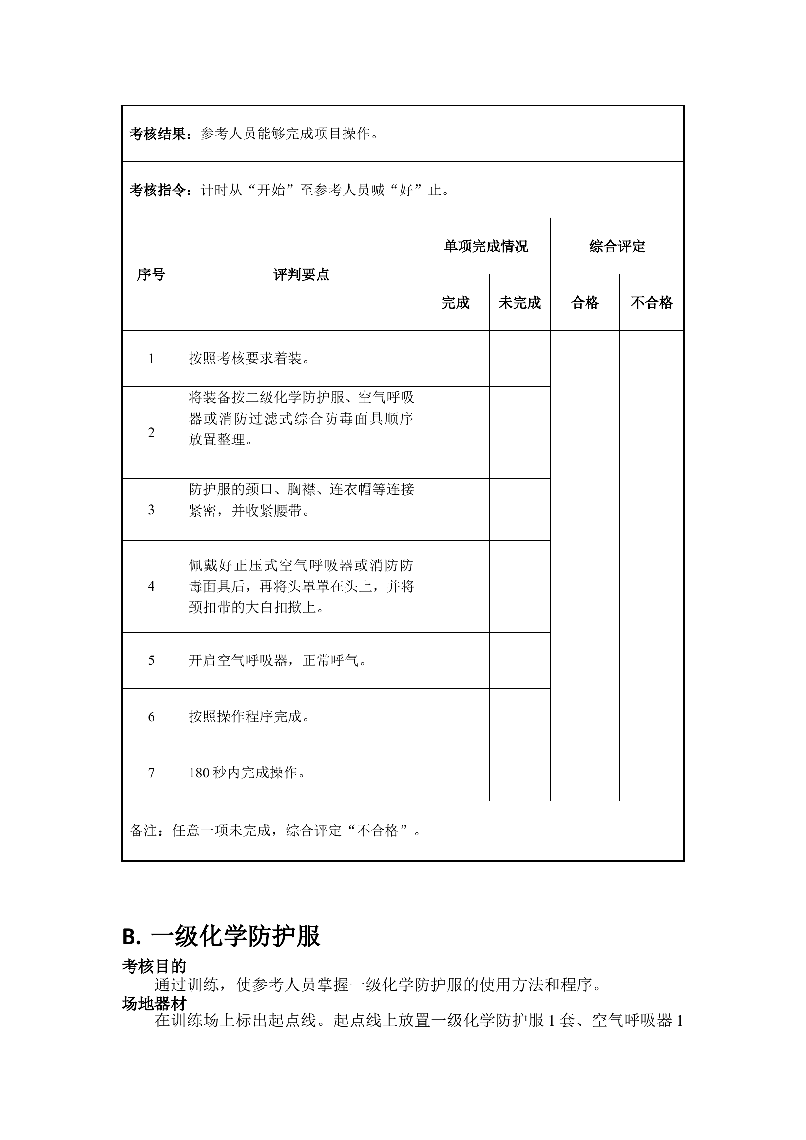 灭火救援岗位中级消防员职业技能鉴定科目操作细则（2023最新）.doc 第2页