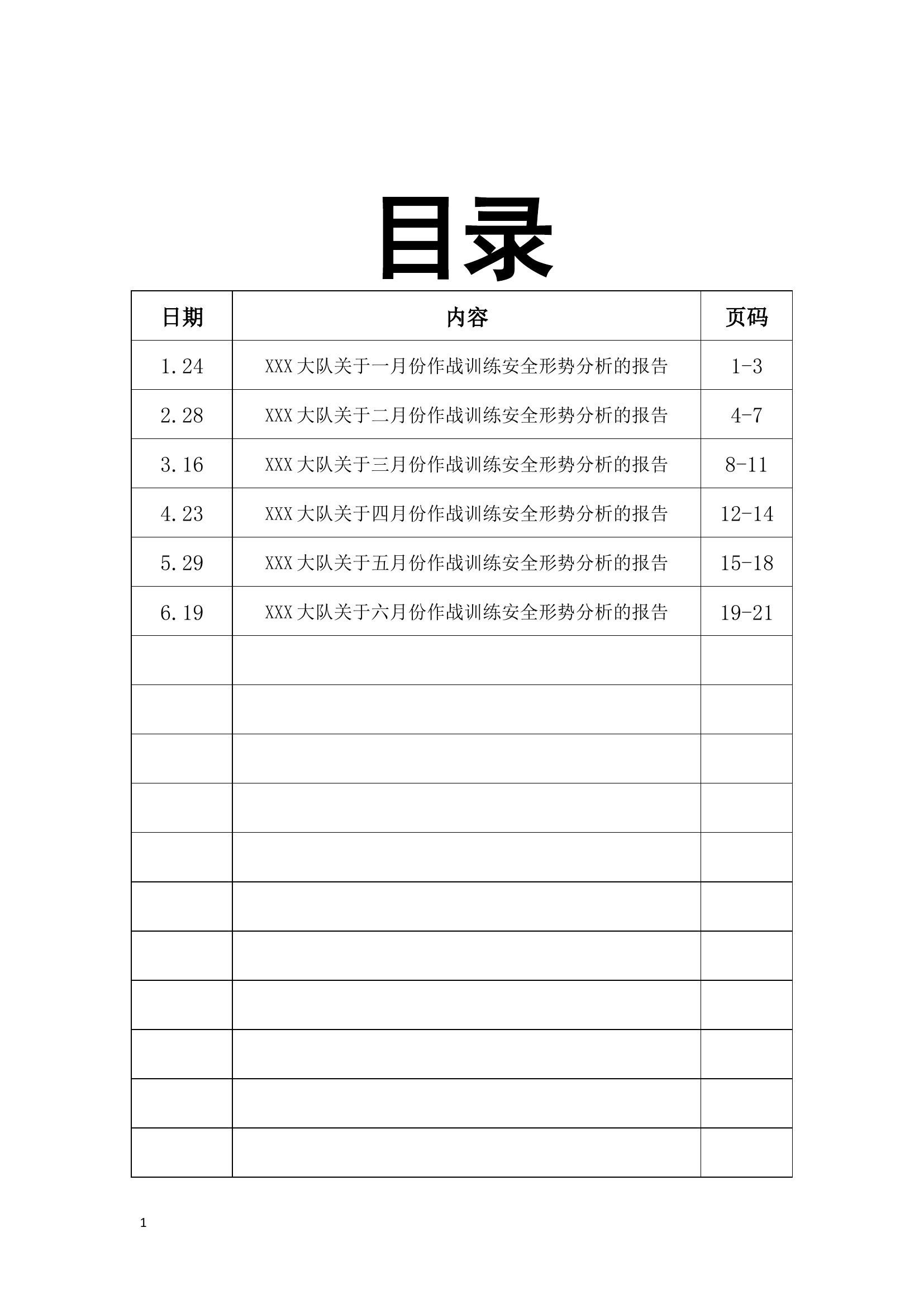 XXX大队2024年上半年作战训练安全形势分析会汇总.docx 第1页
