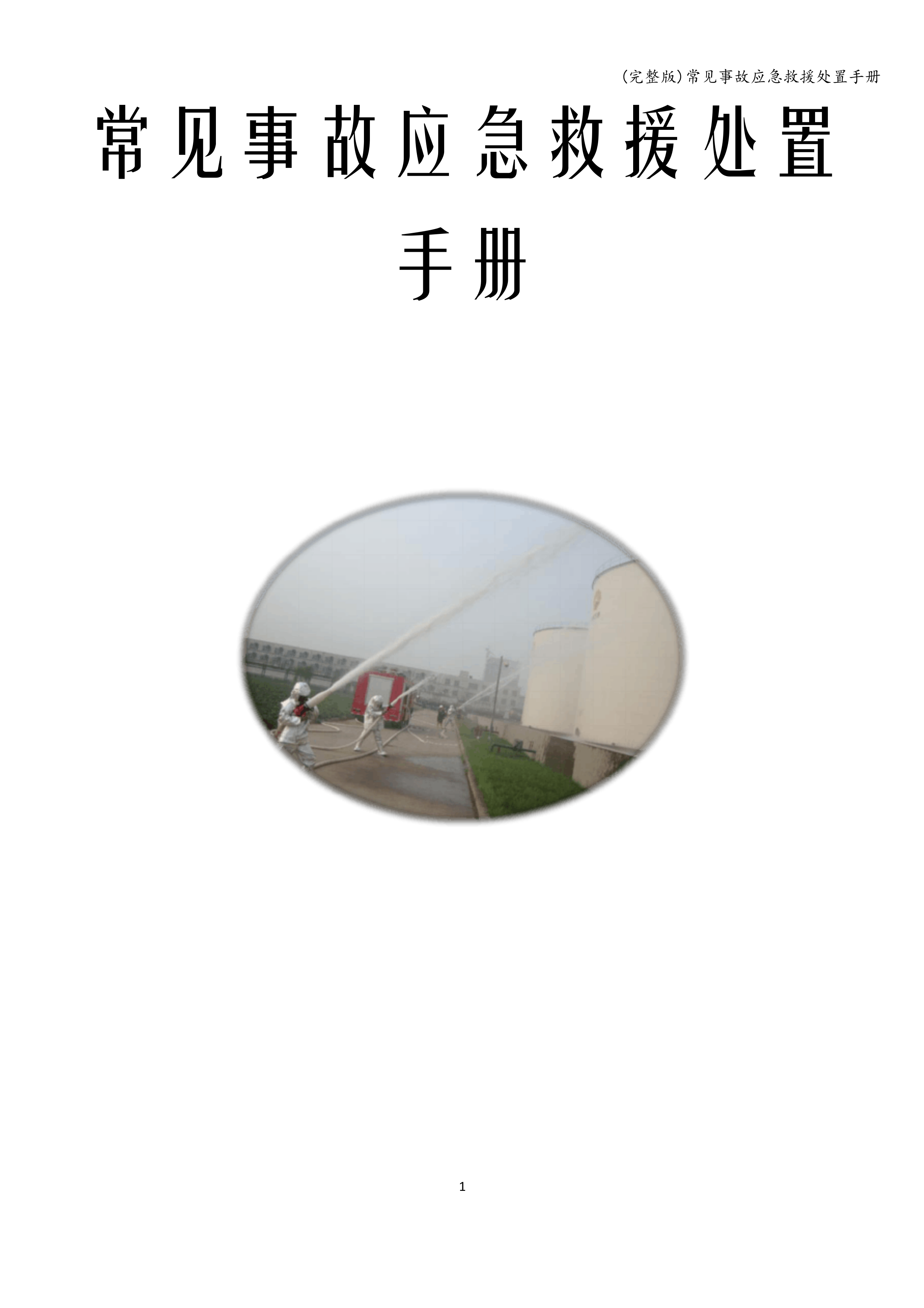 常见事故应急救援处置 第1页