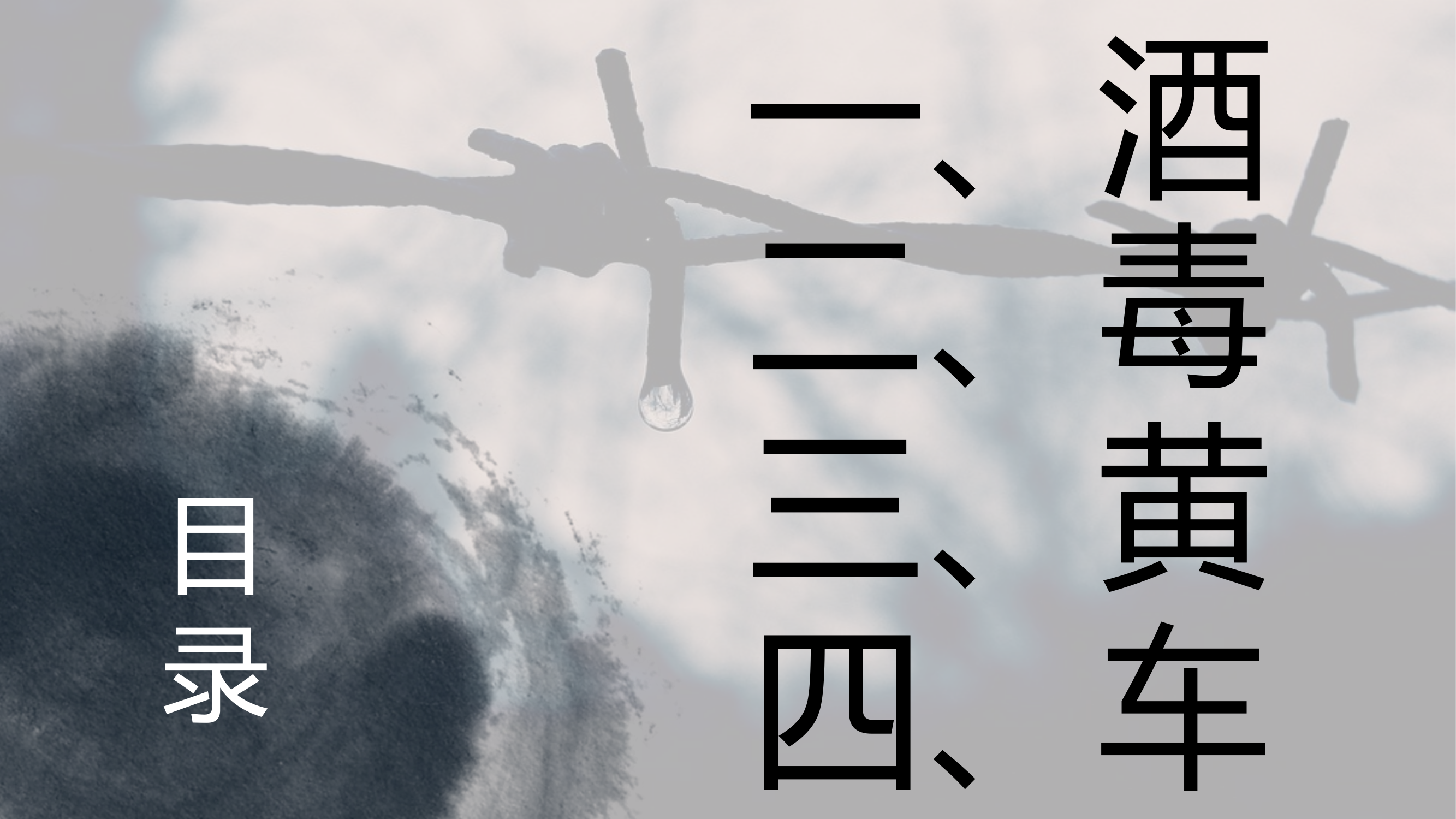 “酒、毒、黄、车”的警示教育PP 第2页