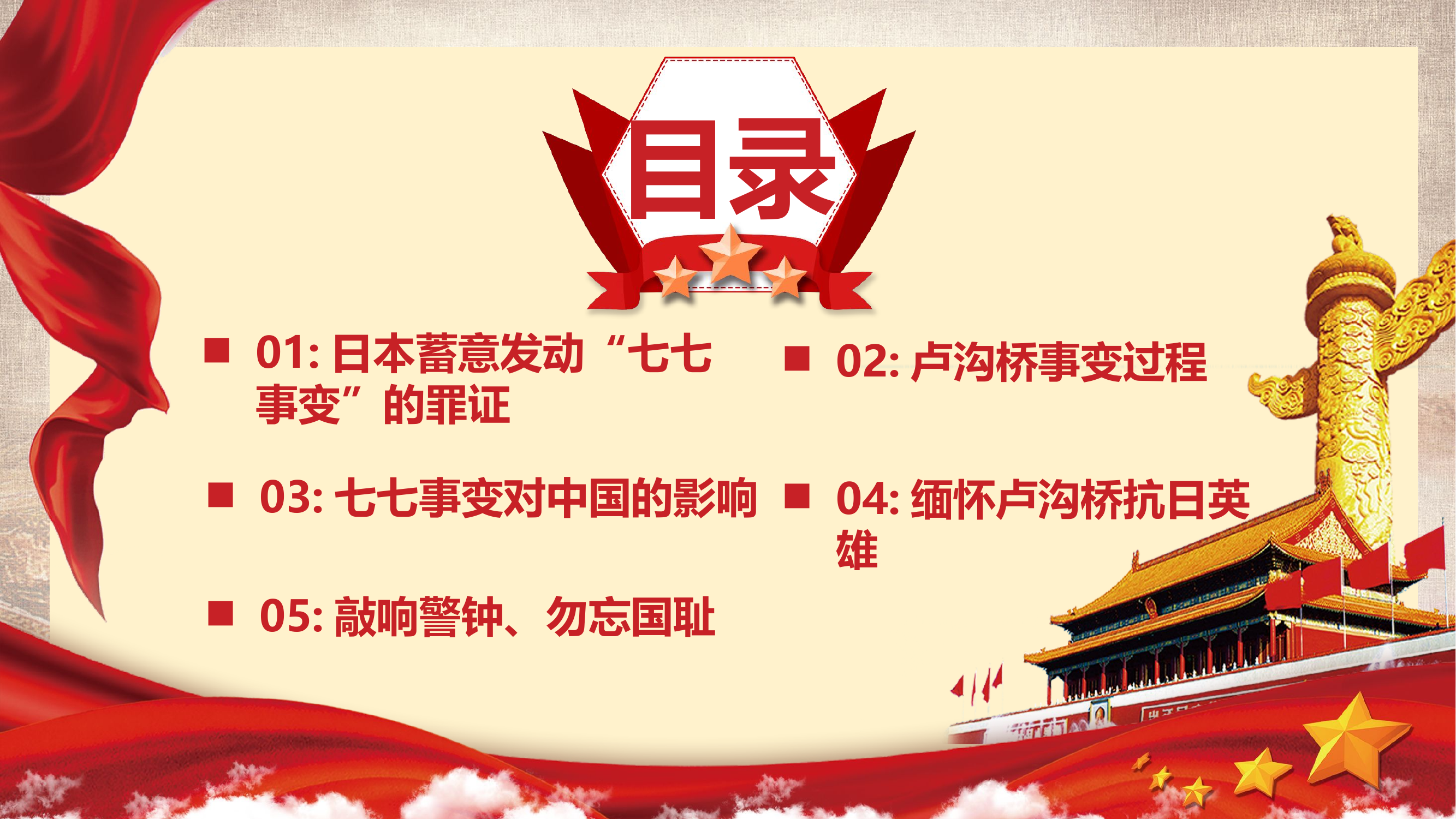 七七事变勿忘国耻 铭记历史缅怀先烈.pptx 第2页