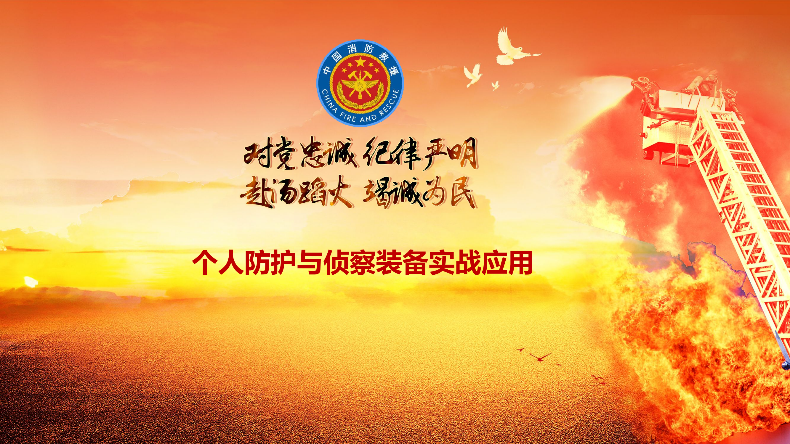个人防护与侦察装备实战应用.ppt 第1页