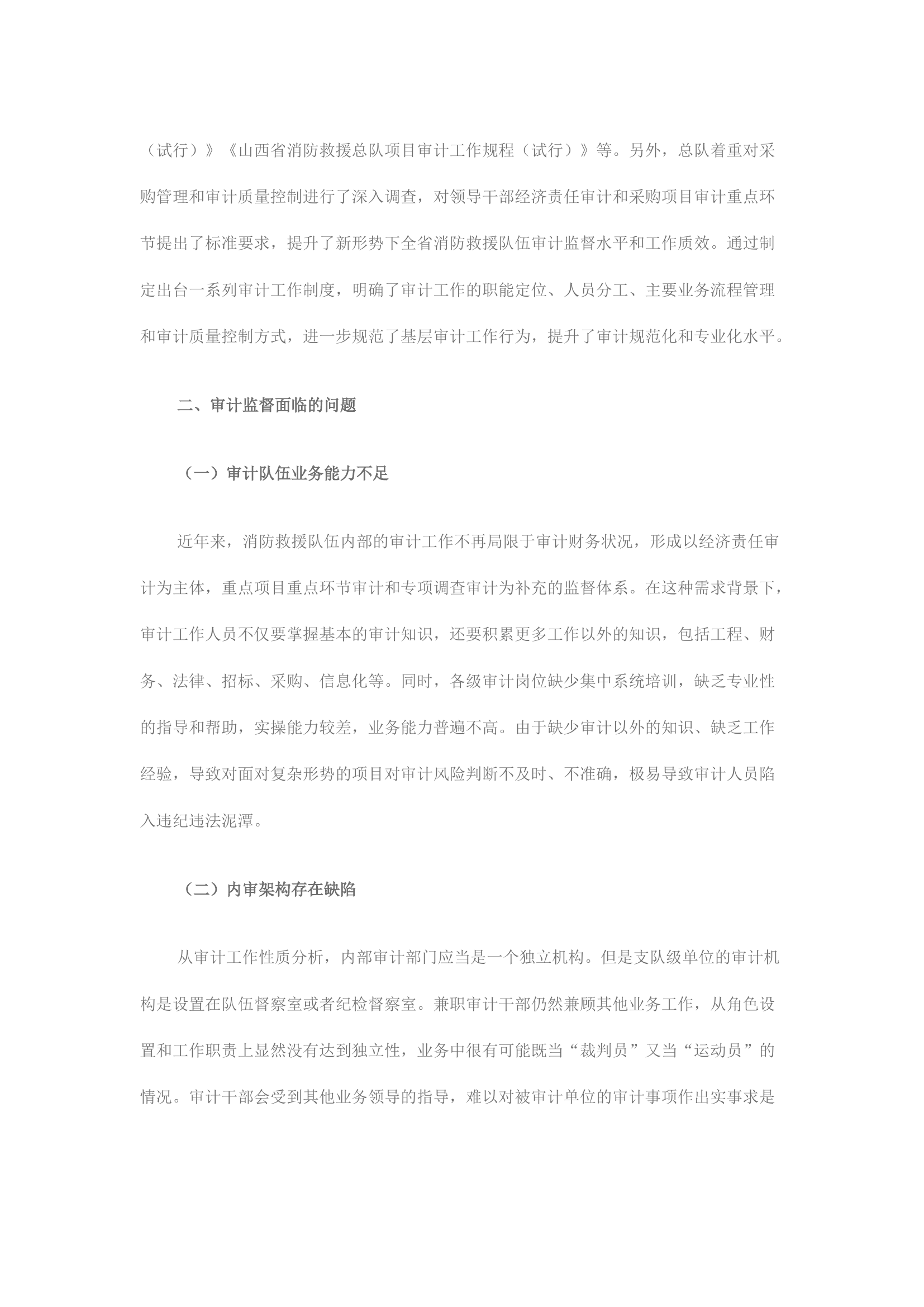 精品：提升审计效能 提高经济效益 为队伍健康发展提供决策依据.docx 第2页