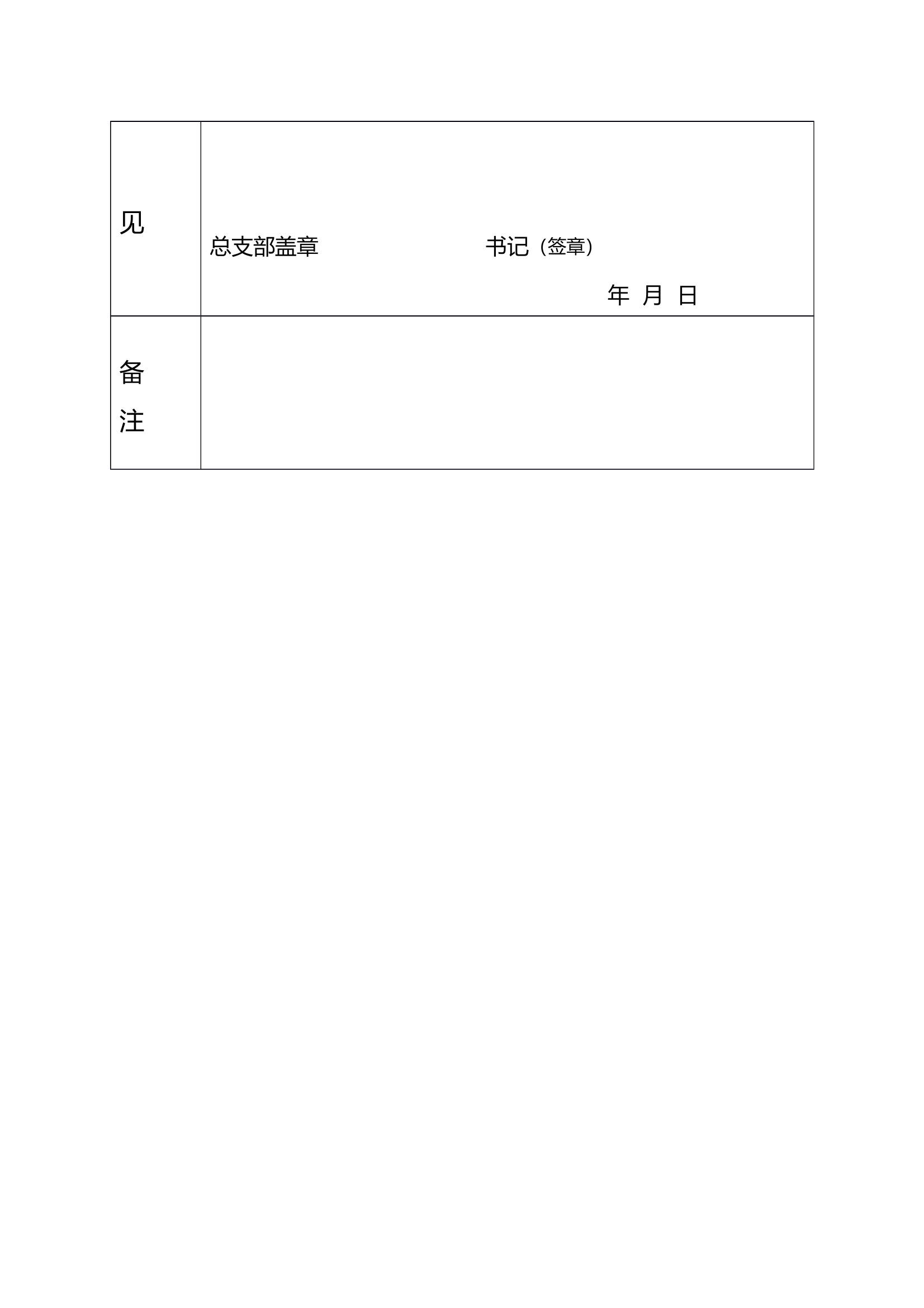 2优秀团员入党推荐表 第2页