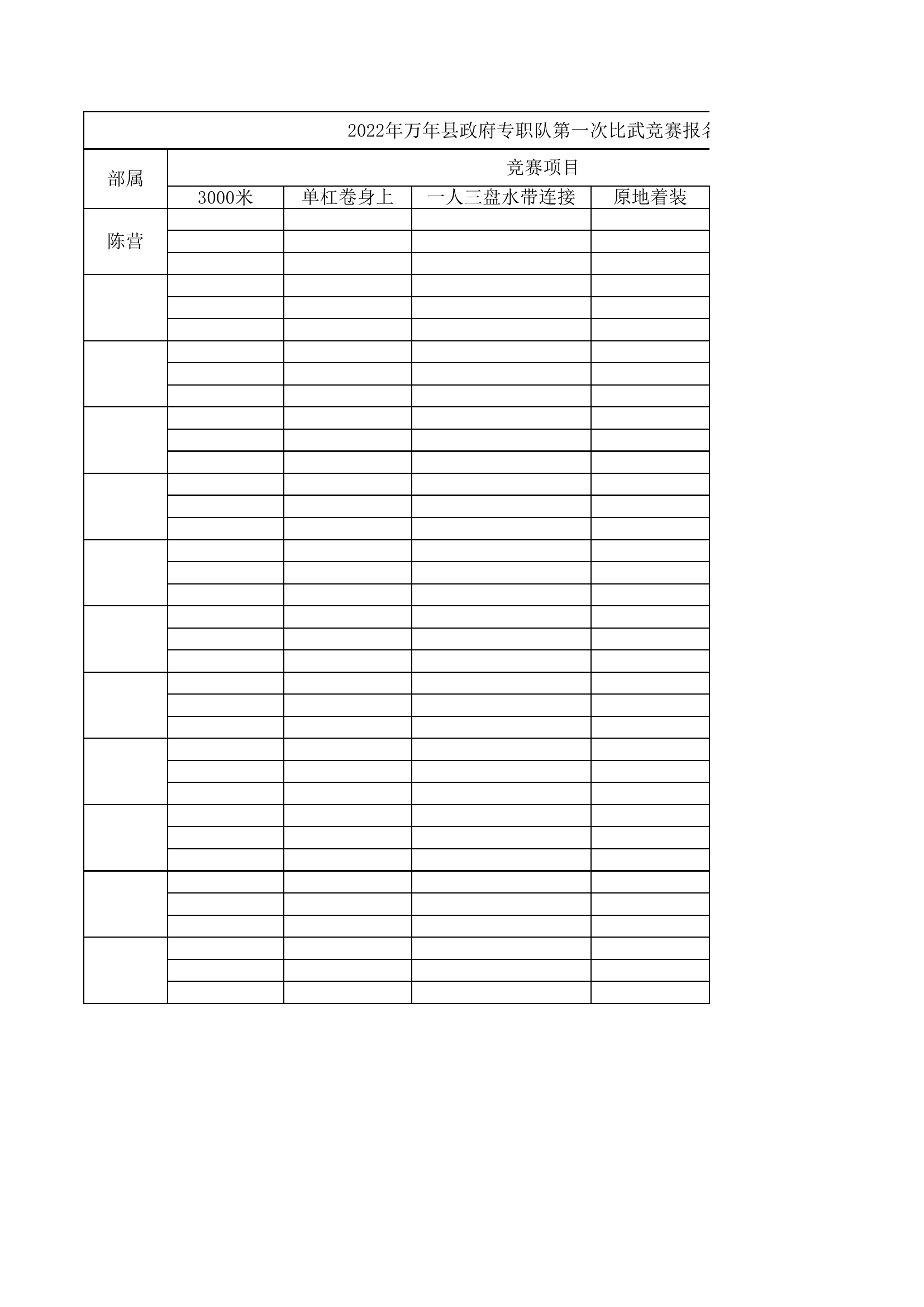 比武竞赛报名表.xls 第1页