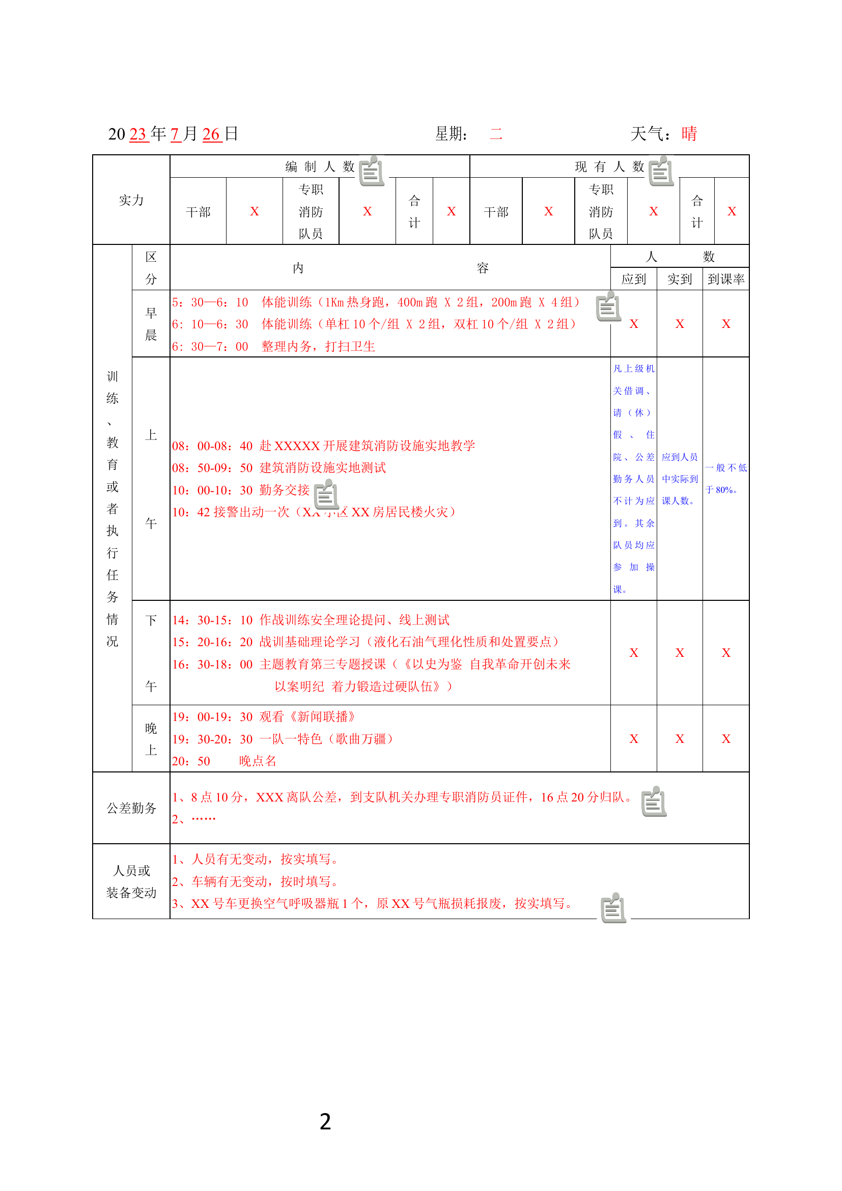 专职队台账规范模版.docx 第2页
