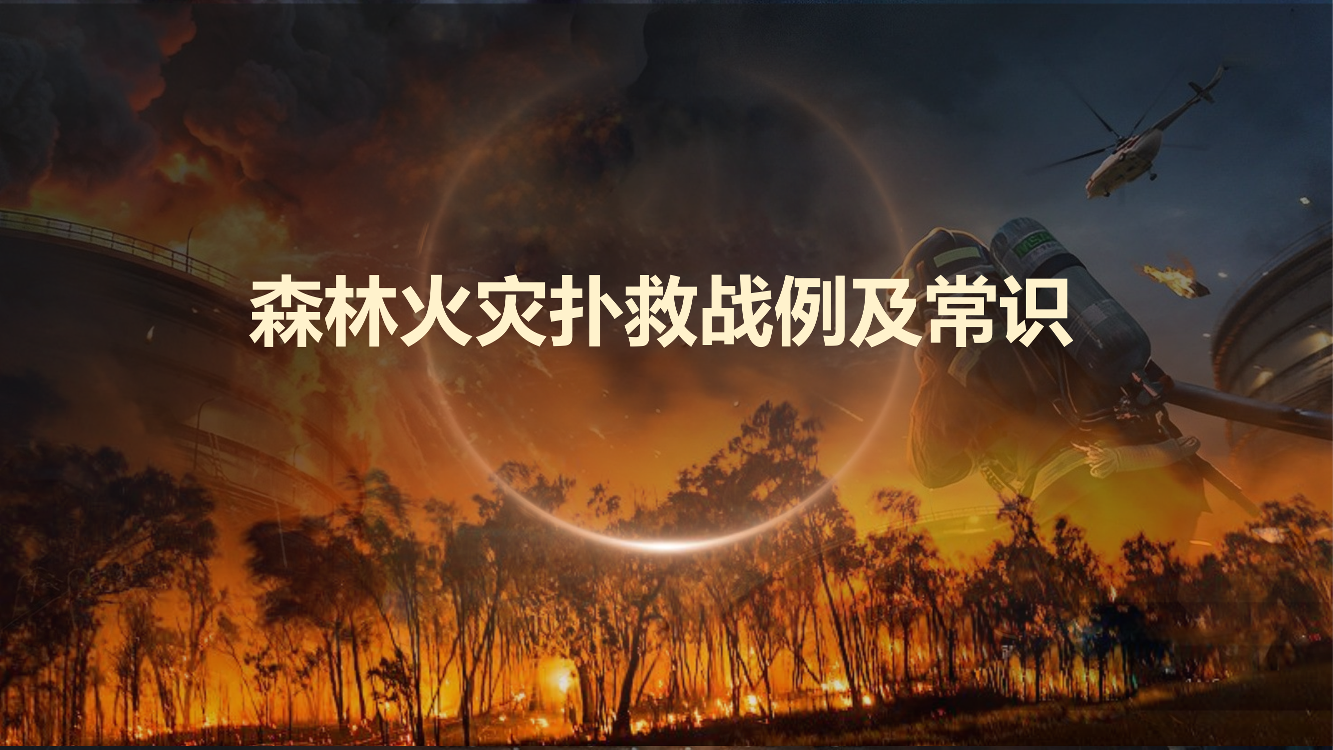 森林火灾扑救战例及常识.pptx 第1页
