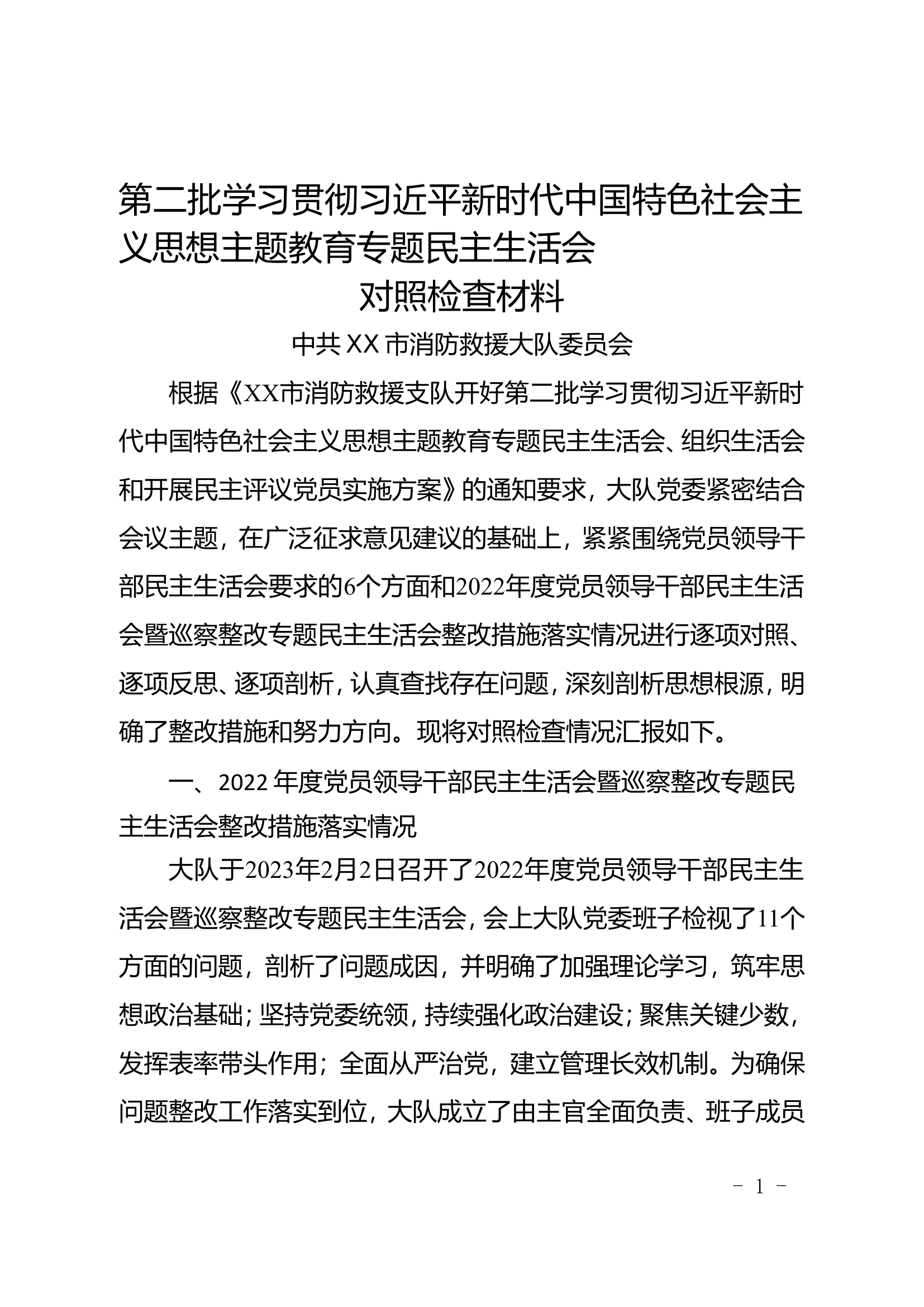 2024第二批主题教育民主生活会（大队党委）.doc 第1页