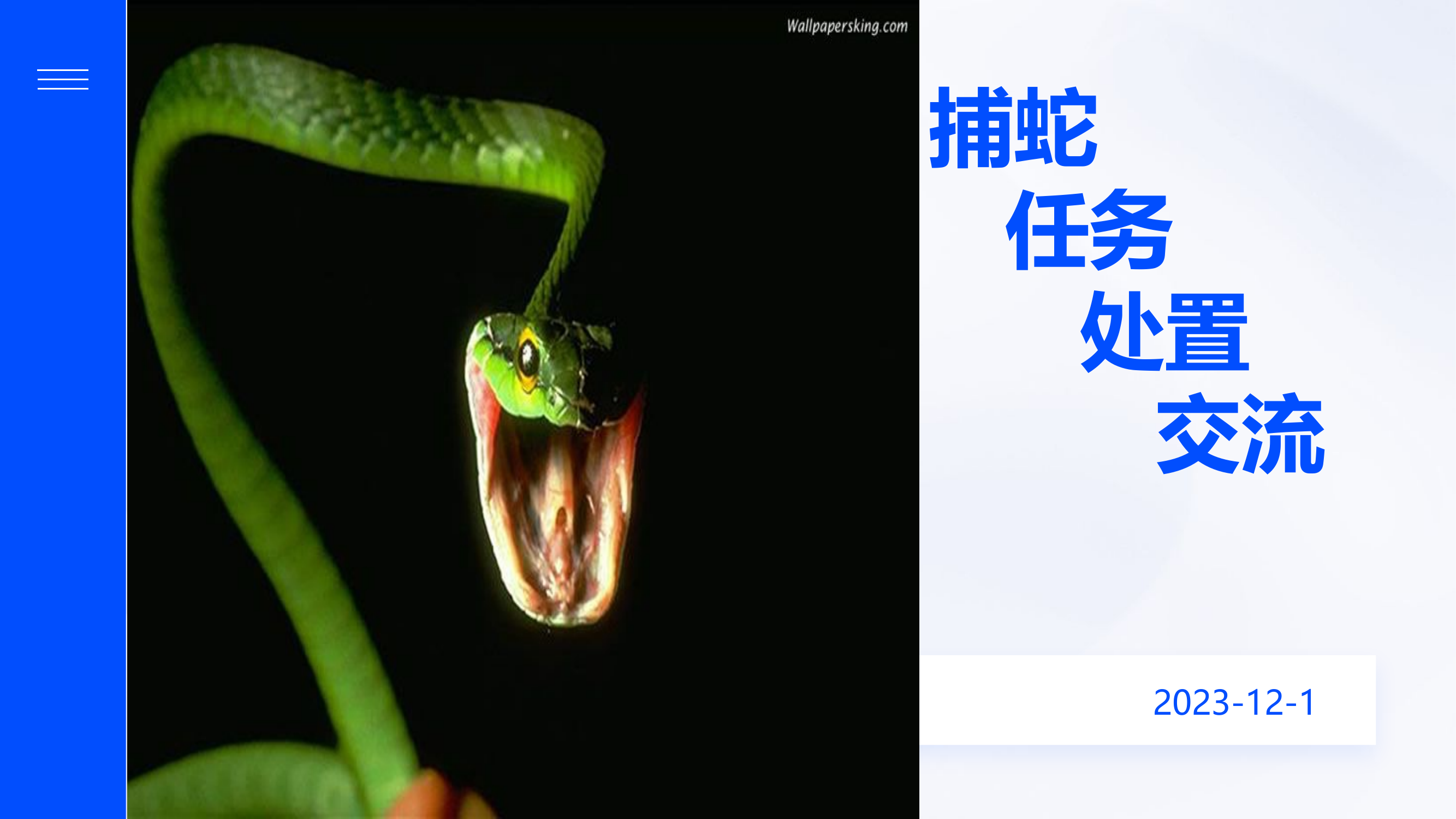 捕蛇任务处置交流.pptx 第1页