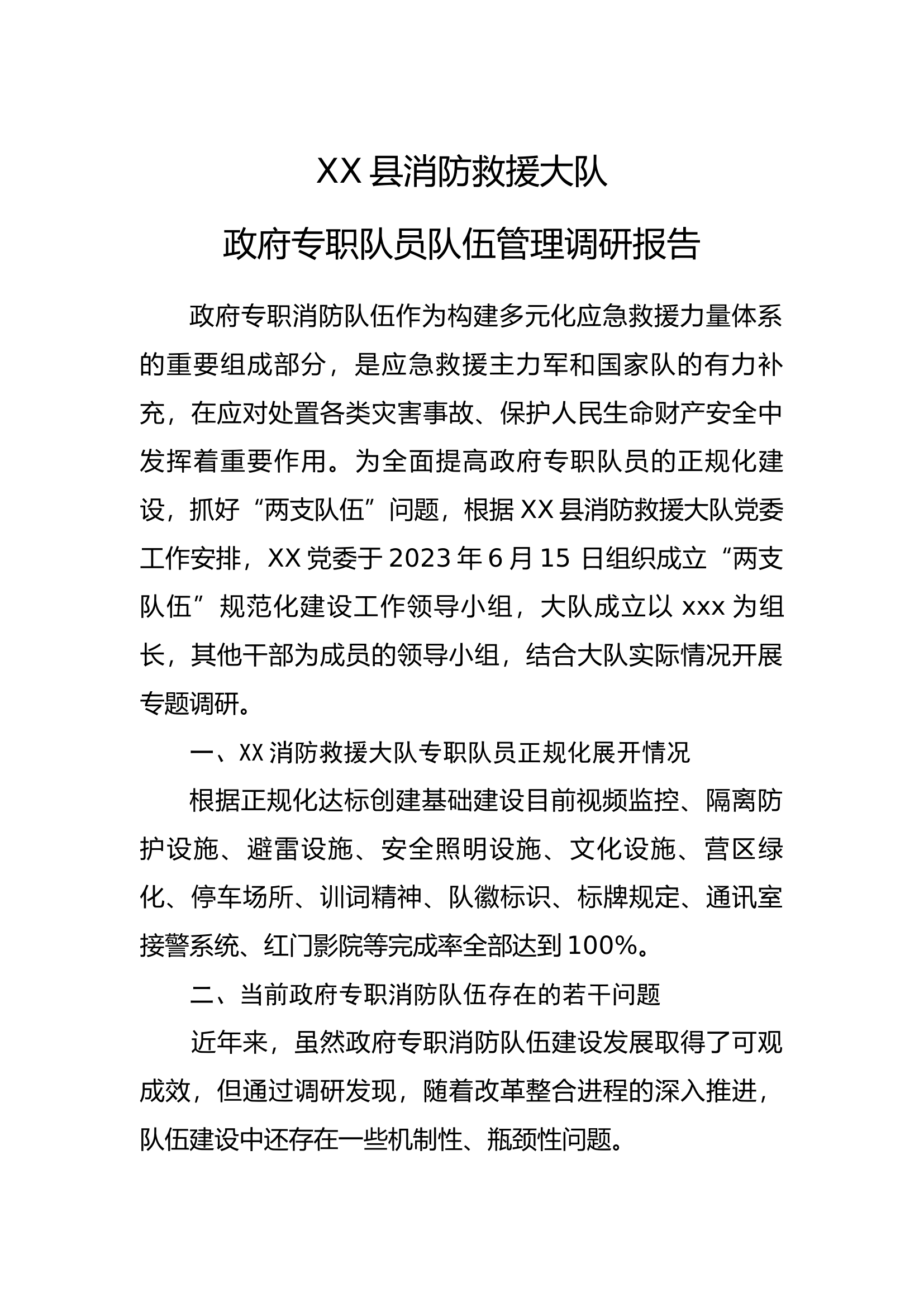 政府专职队员调研报告.docx 第1页