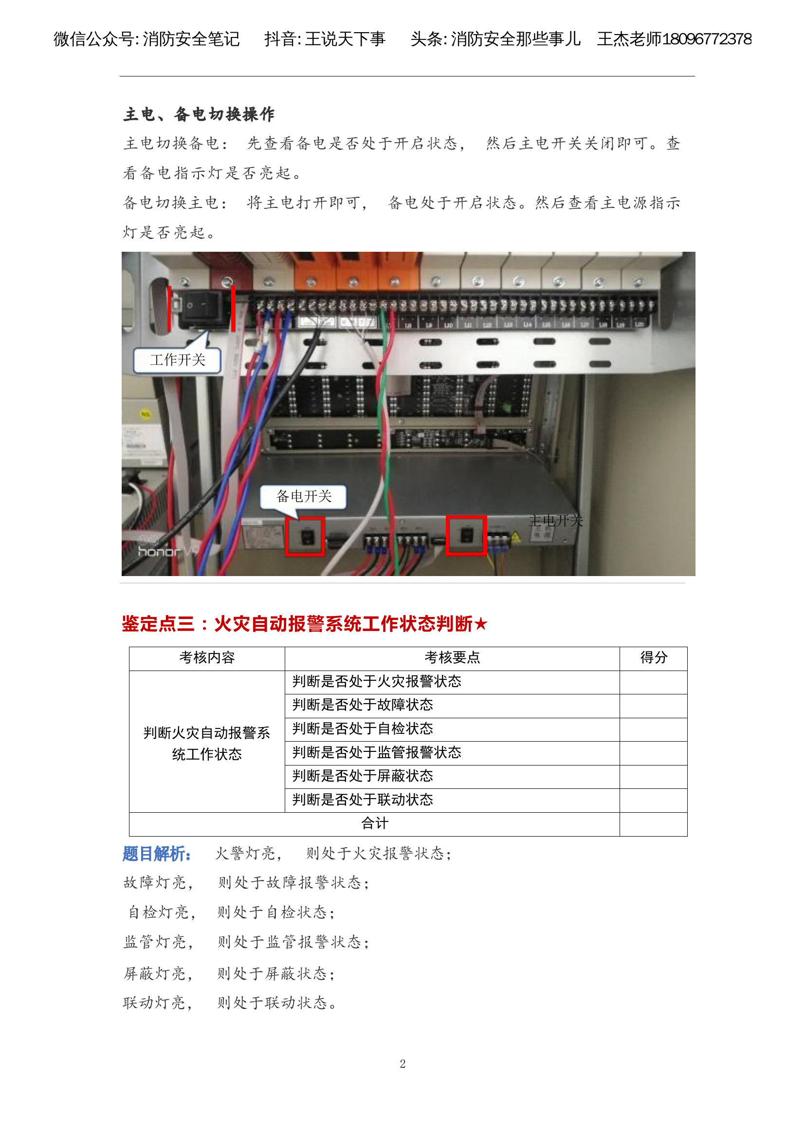 中级监控实操考前辅导资料终极版-消防安全笔记.pdf 第2页