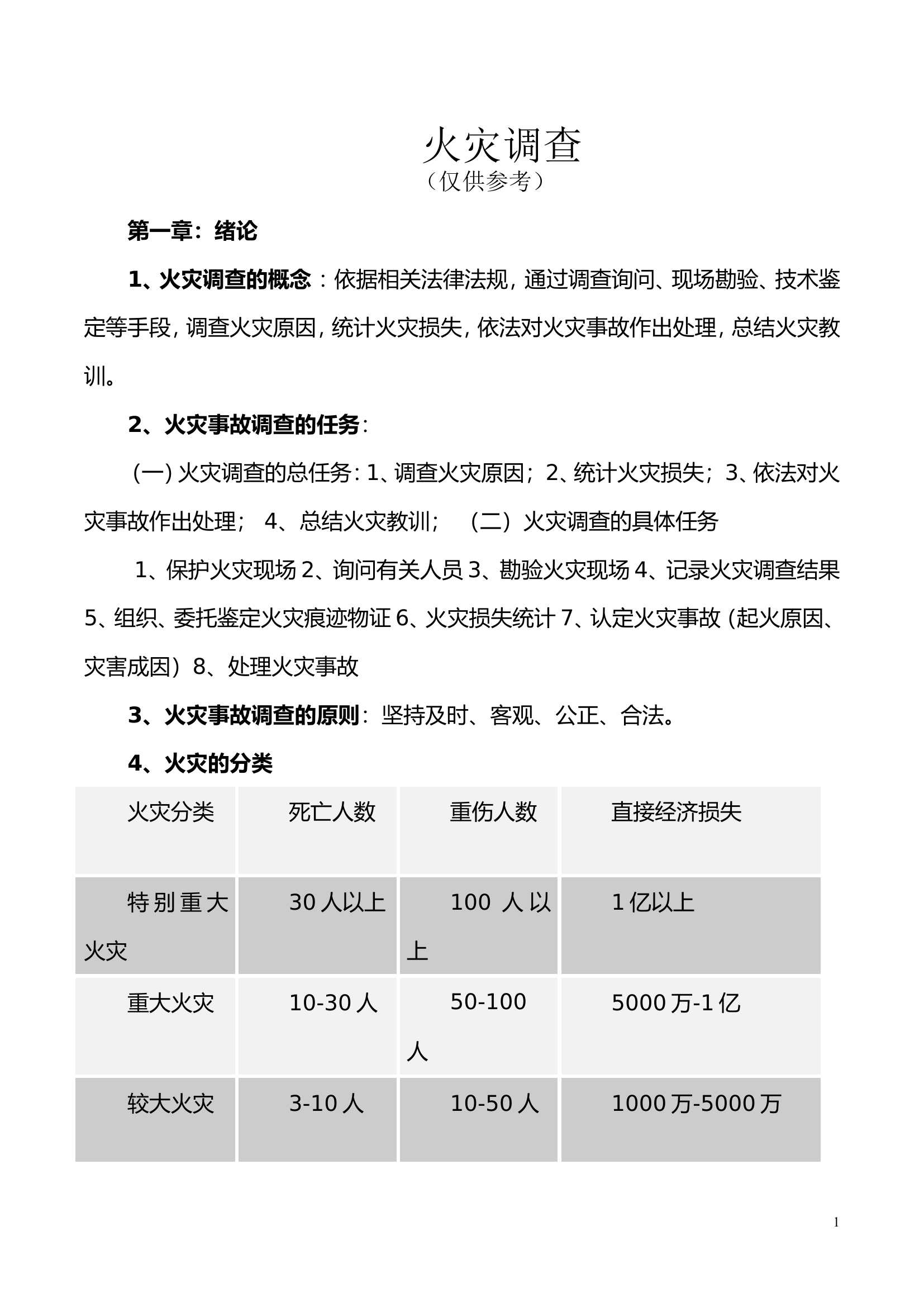火灾调查考点总结.doc 第1页