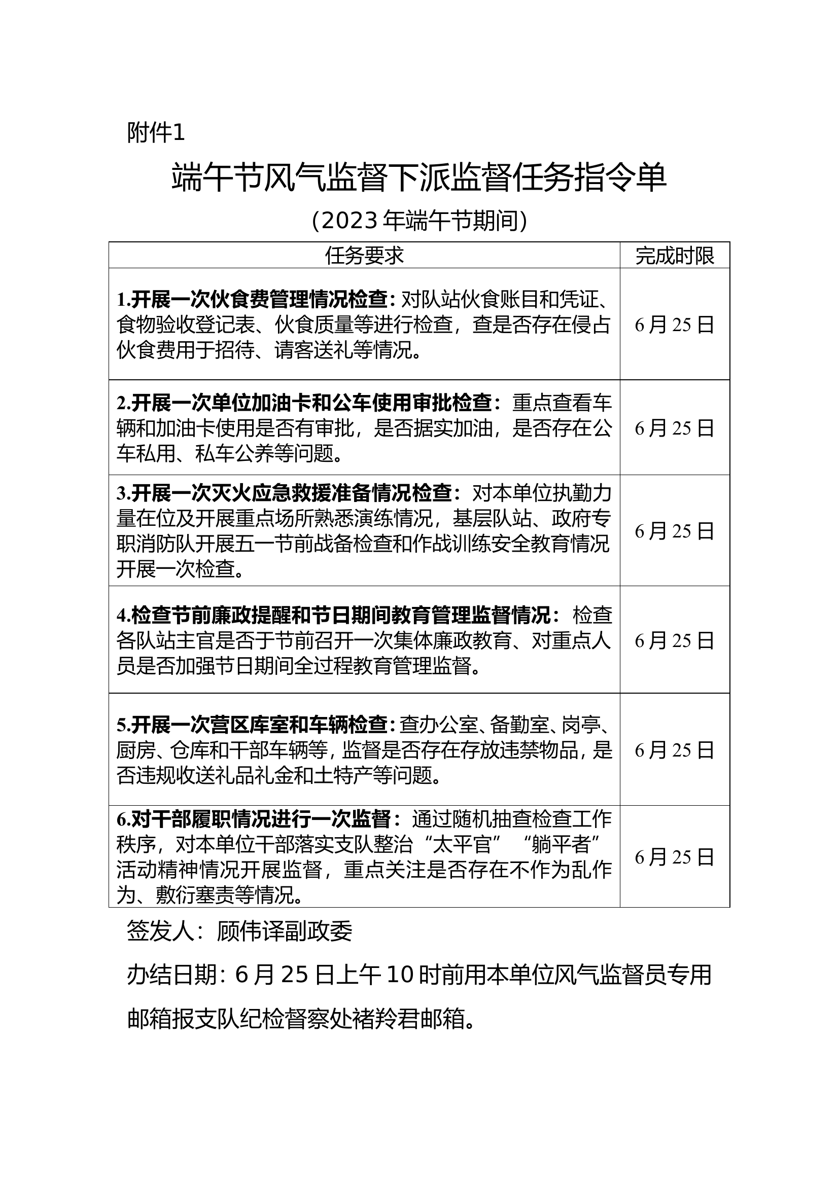 2023年端午节风气监督任务指令单(1).doc 第1页
