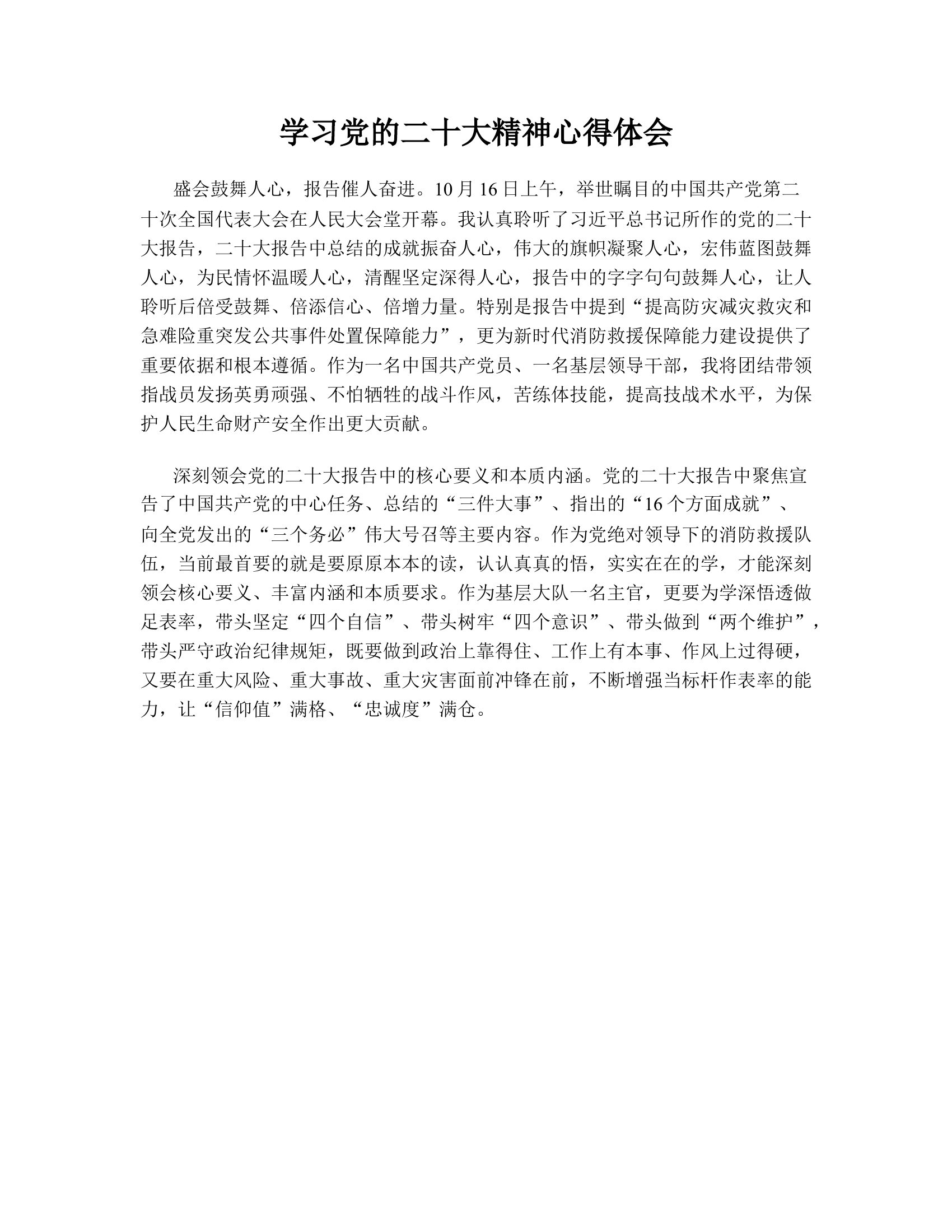 学习党的二十大精神心得体会2.rtf 第1页