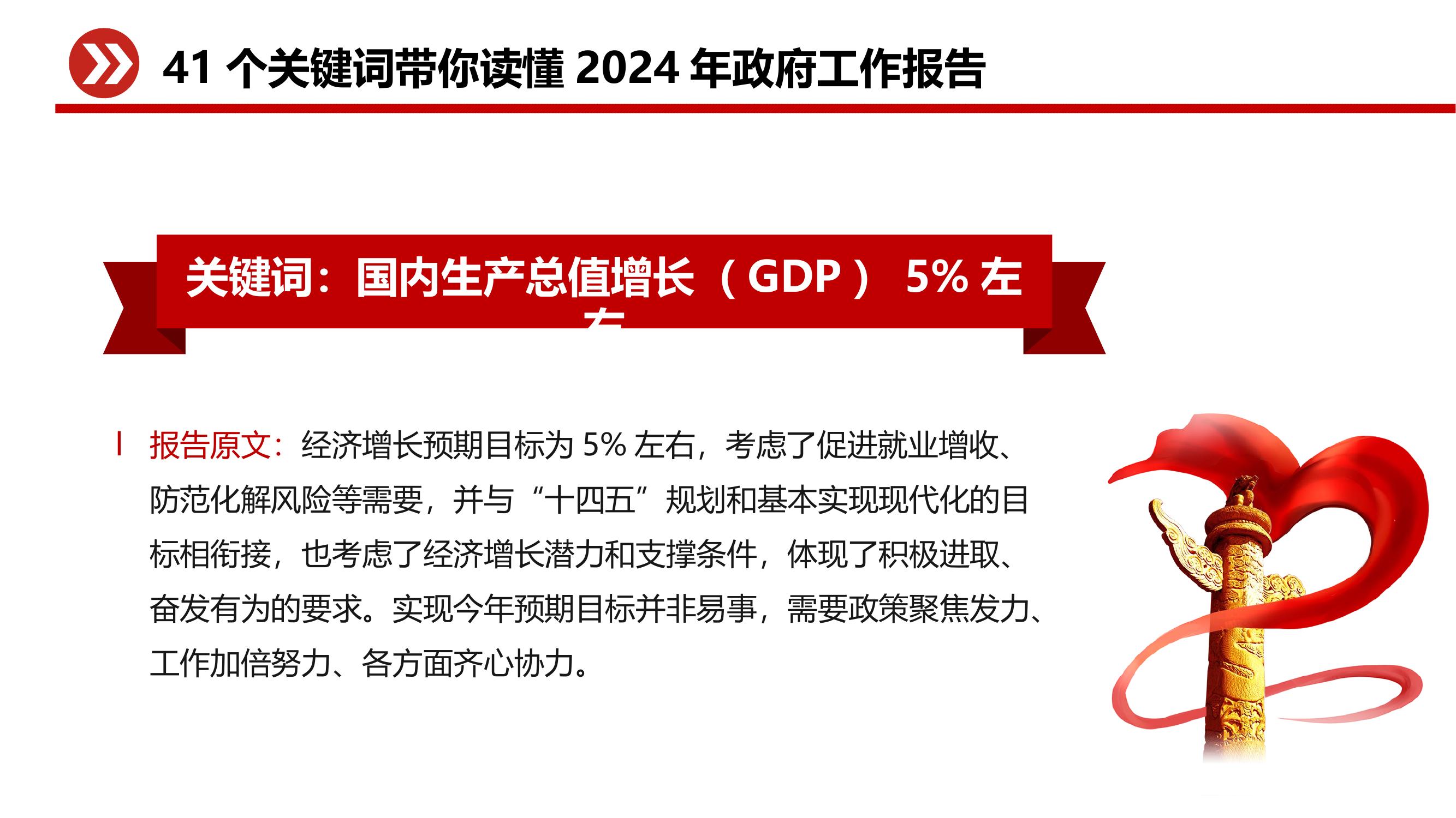 栀夏：2024两会政府工作报告41个关键词两会精神学习党课.pptx 第2页