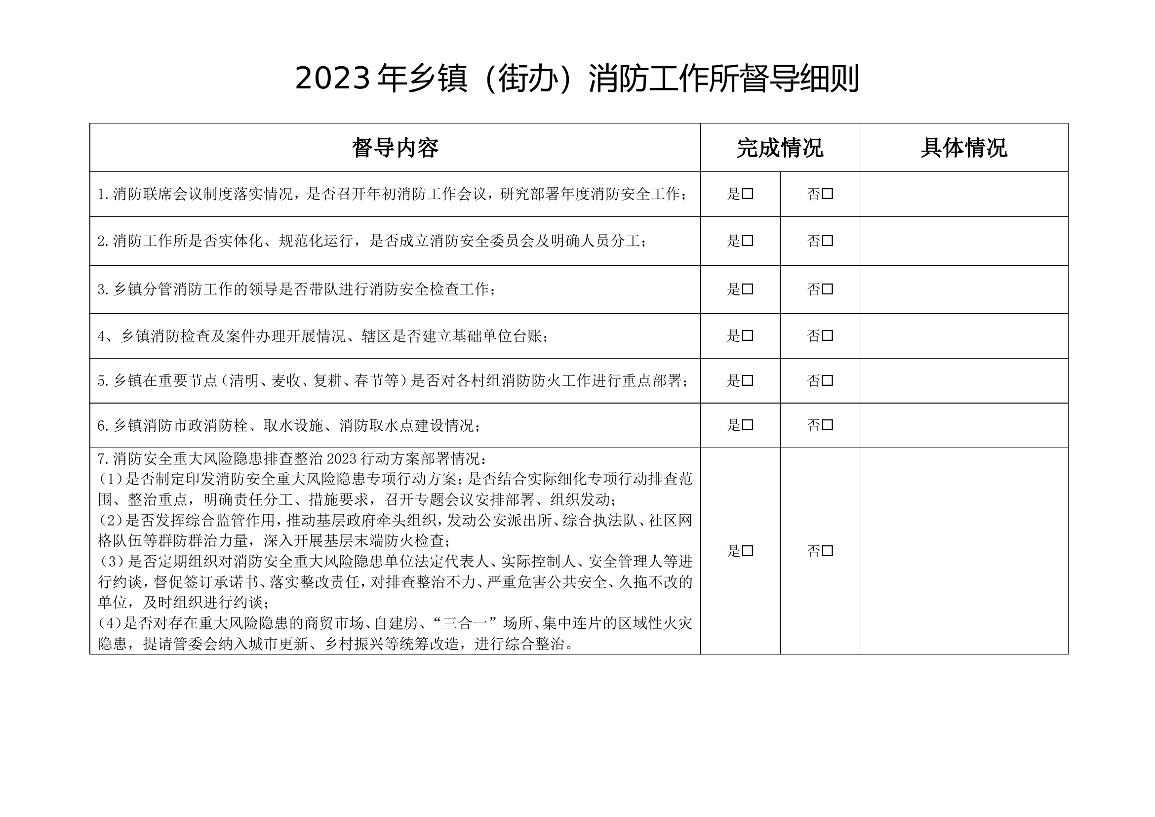2023上半年乡镇消防工作所督导细则11.doc 第1页