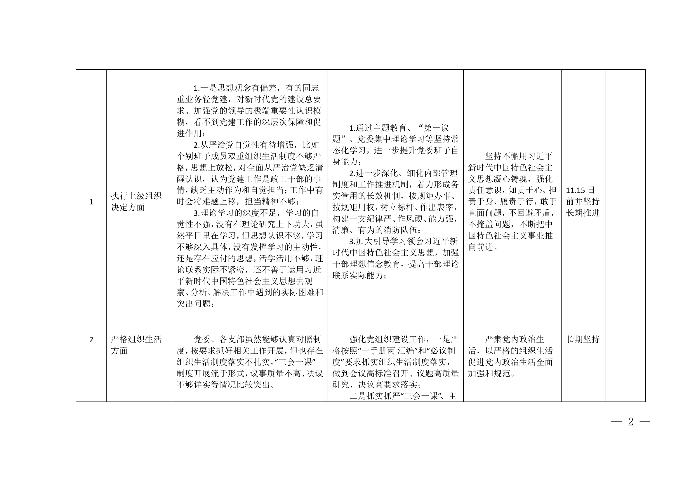 大队党委重点检视整改问题清单.doc 第2页
