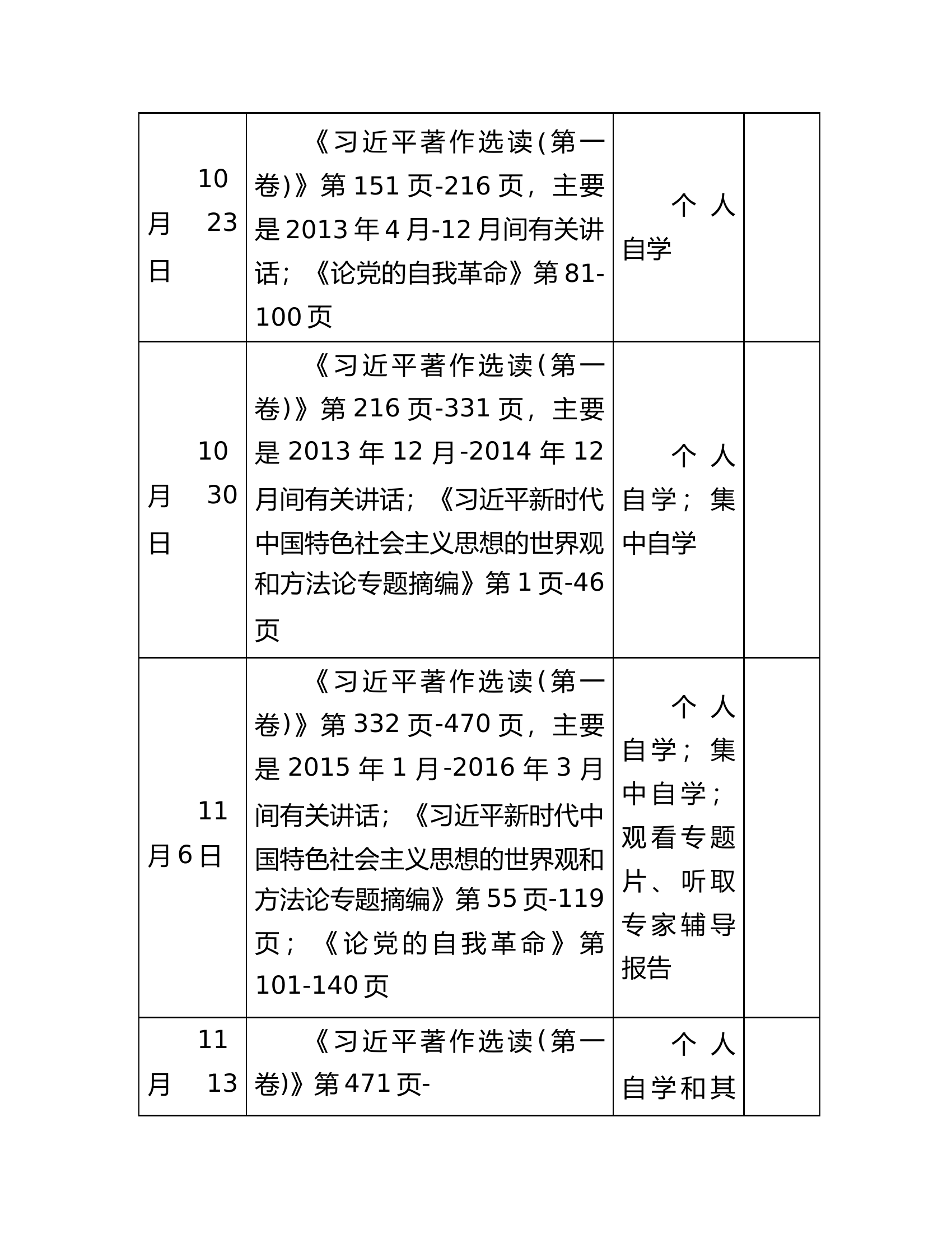 2023年第二批主题教育党员干部个人学习计划表.docx 第2页