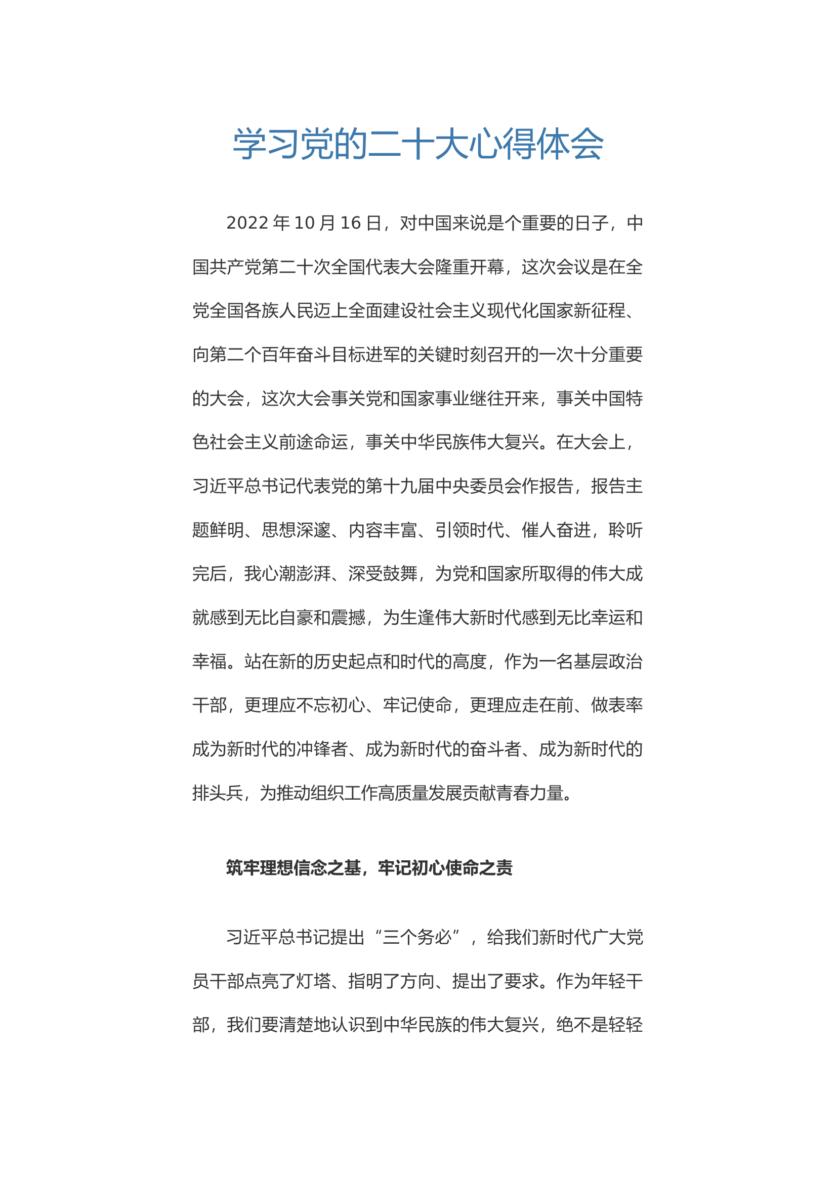 学习党的二十大心得体会.docx 第1页