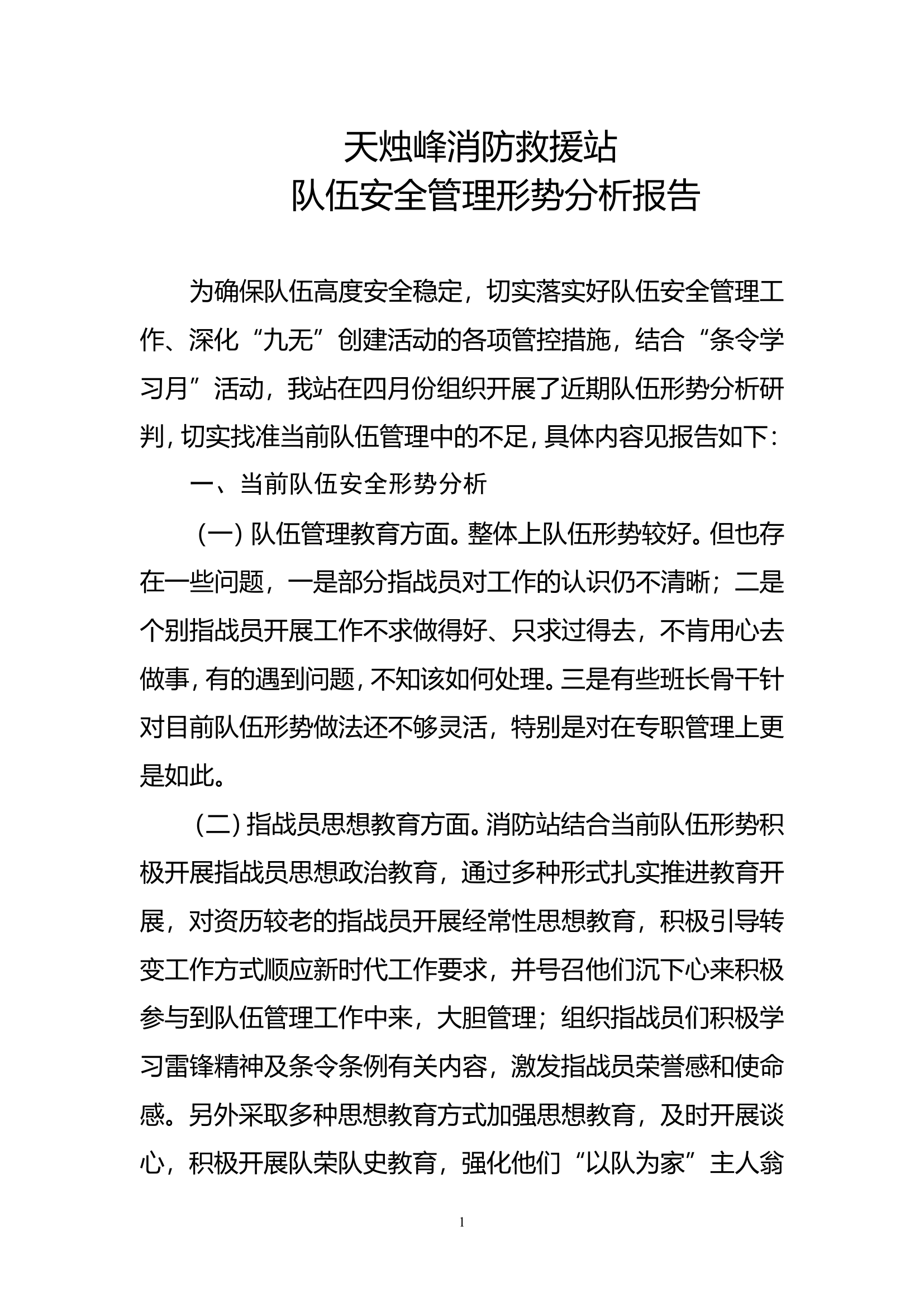 队伍形式分析报告.doc 第1页