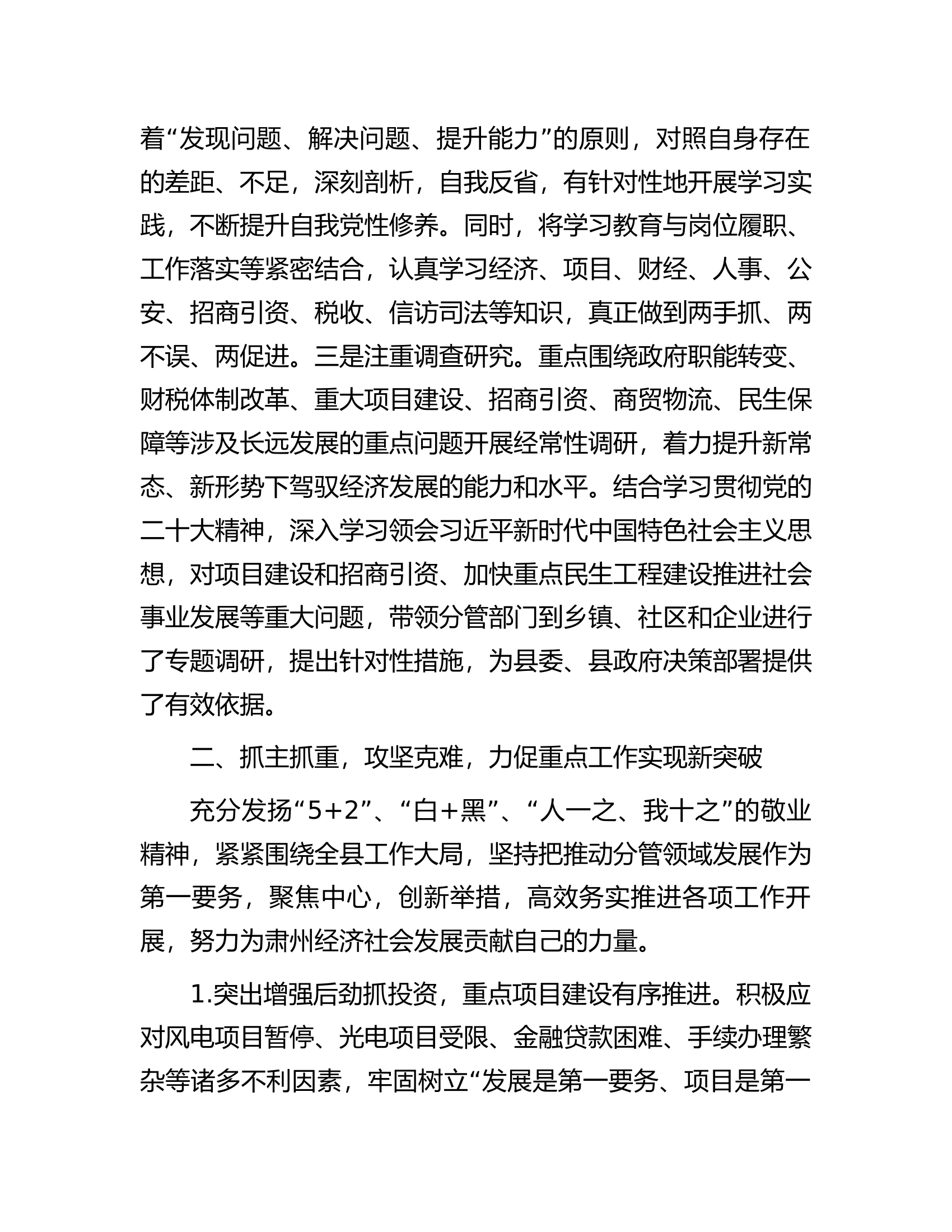 常务副县长述职述廉述德报告.............docx 第2页
