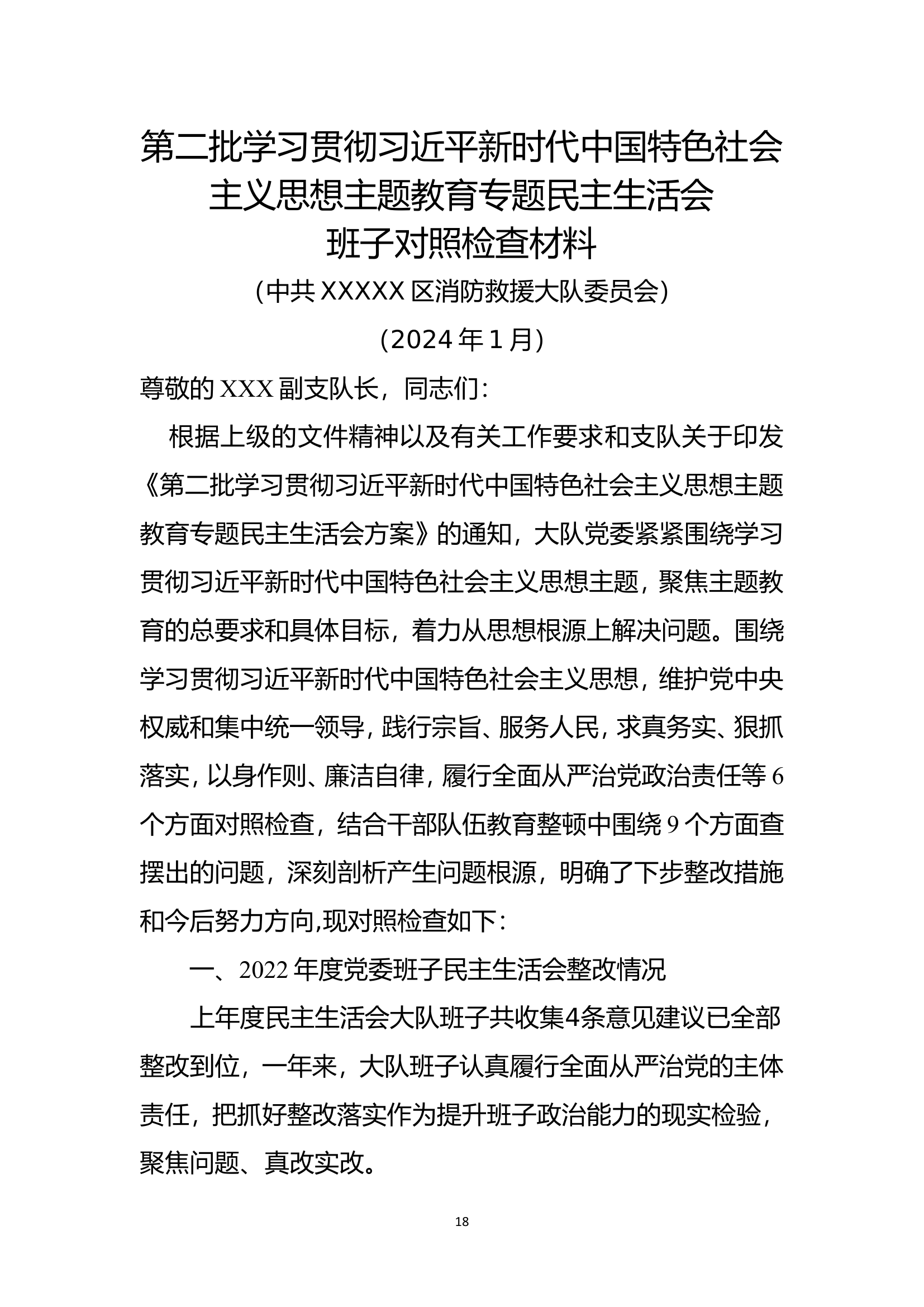 XXX大大队班子剖析材料（改名即用）.doc 第1页