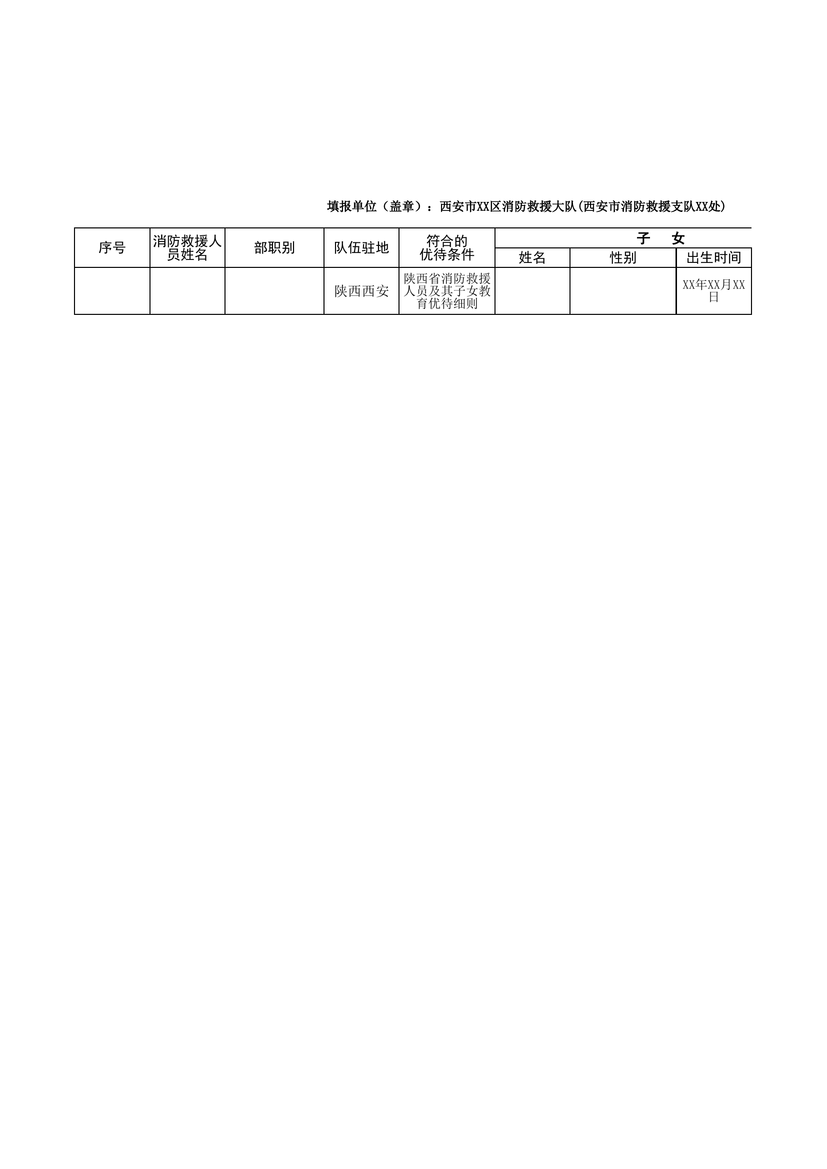 （空表）优抚优待信息.xls 第1页