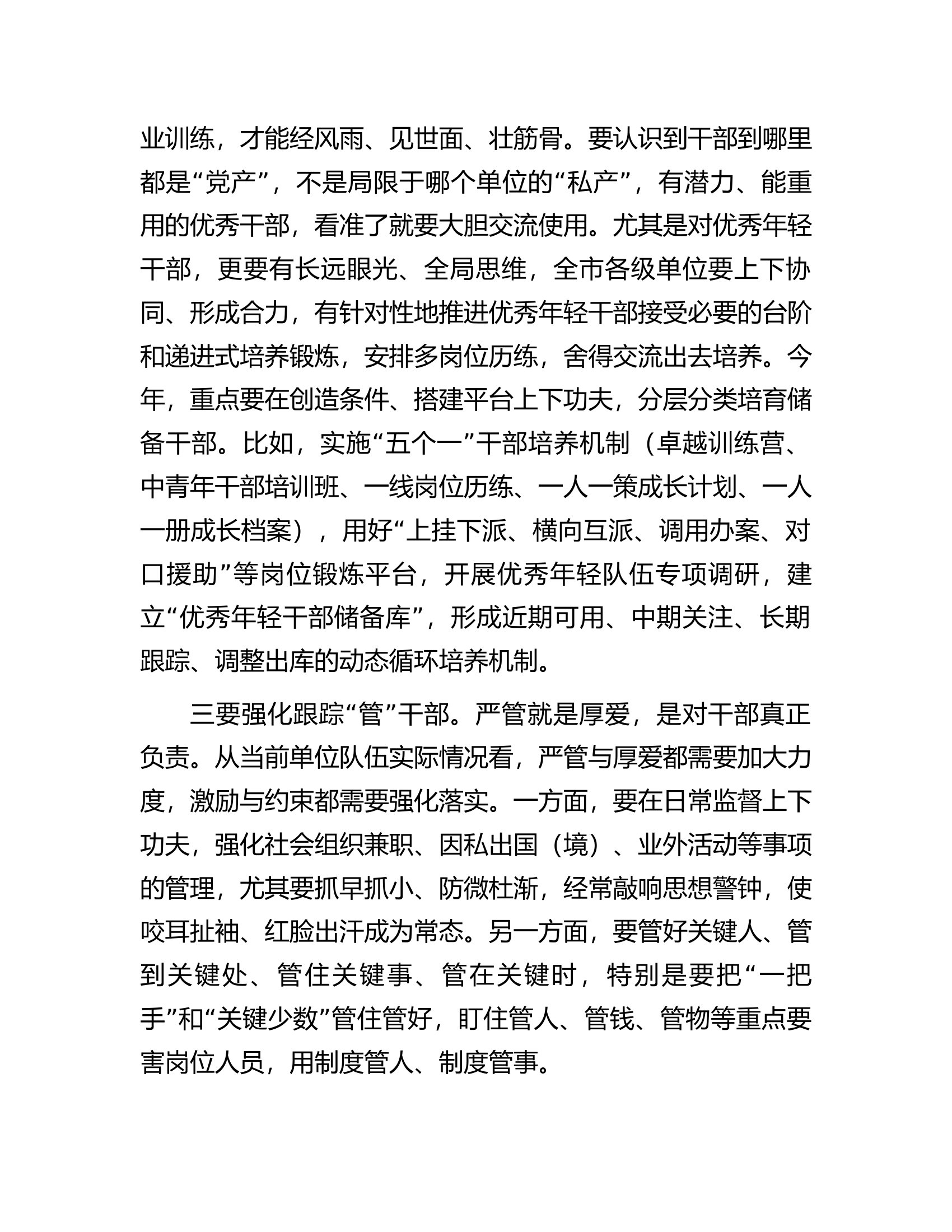 书记在全市干部队伍建设专题会上的讲话.docx 第2页