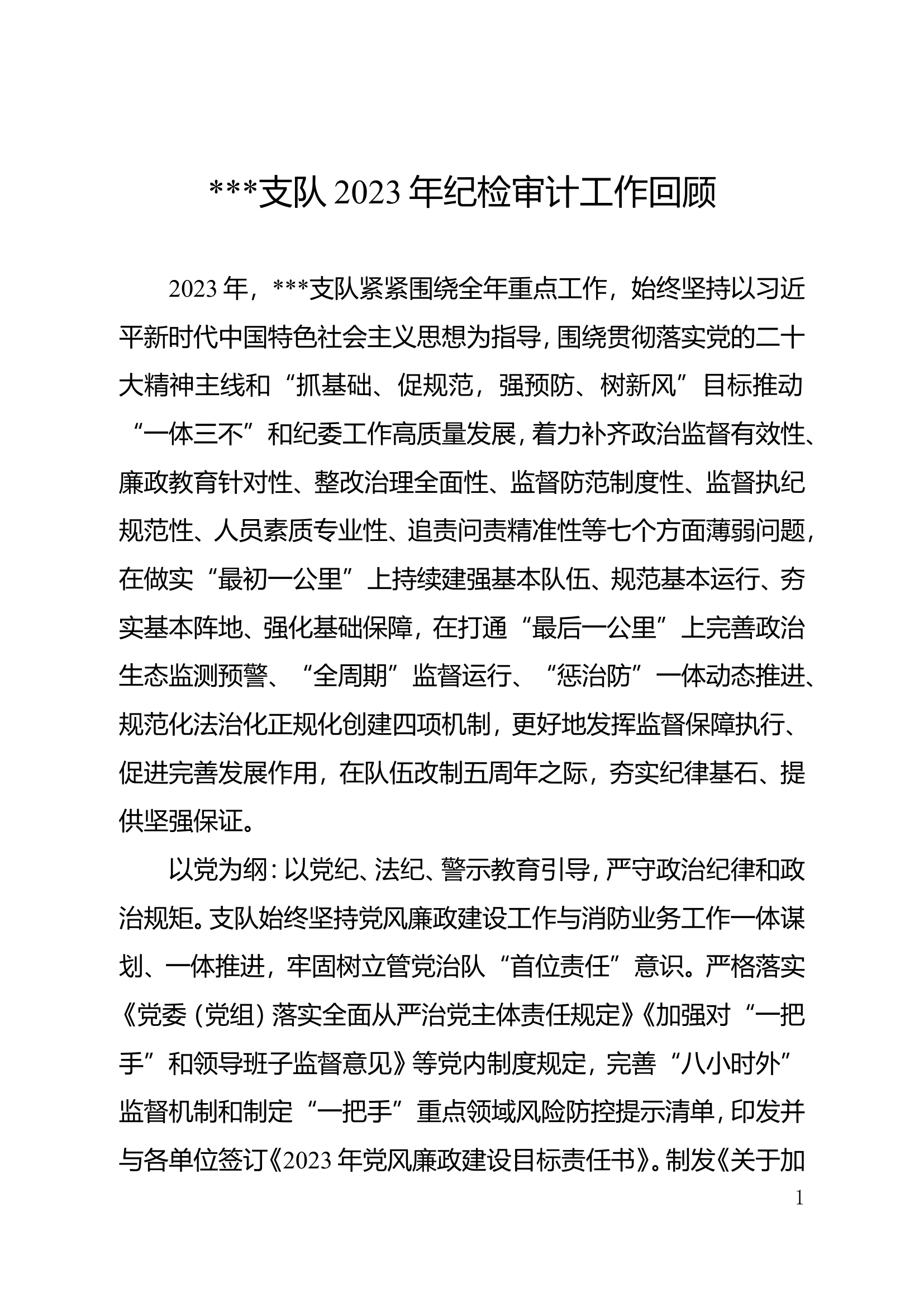 ###支队2023年纪检审计工作回顾.doc 第1页