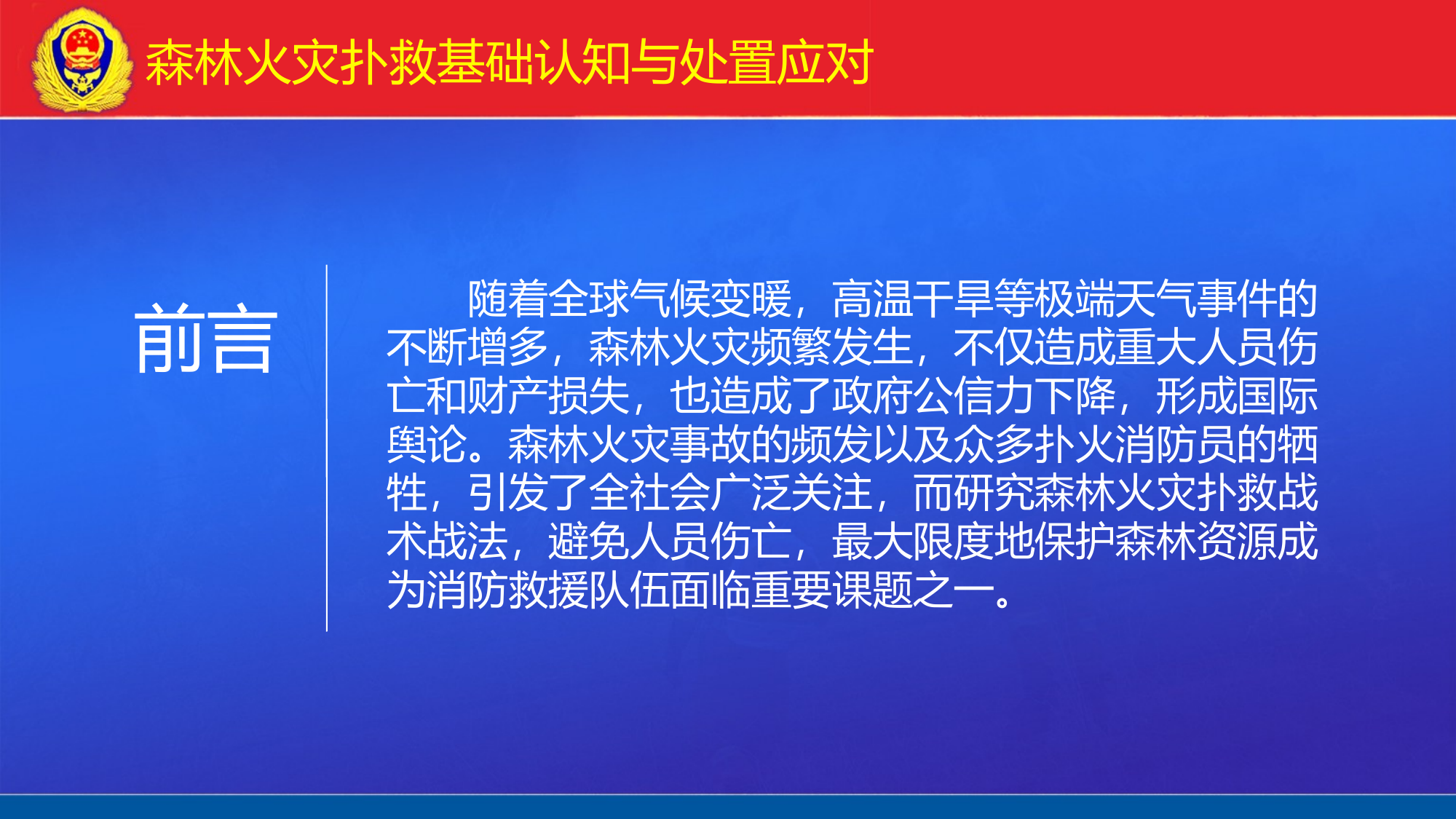 森林火灾扑救基础认知与处置应对 第2页